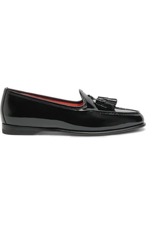 Santoni Women's Andrea Black Patent Tassel Loafer at Nordstrom, Size 38 Product Image