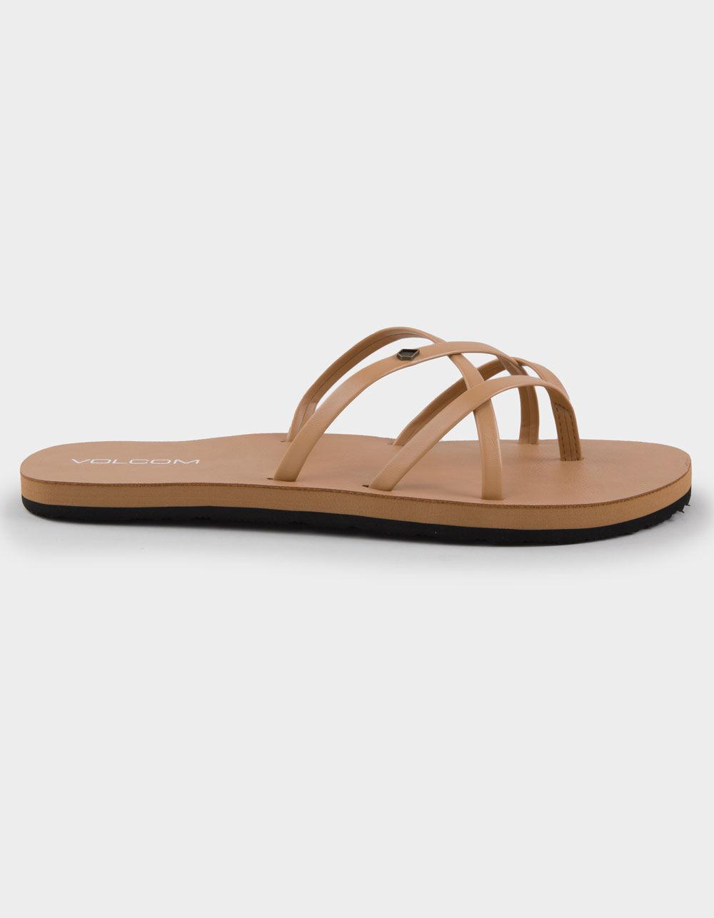 VOLCOM New School II Womens Thong Sandals - BLACK Product Image