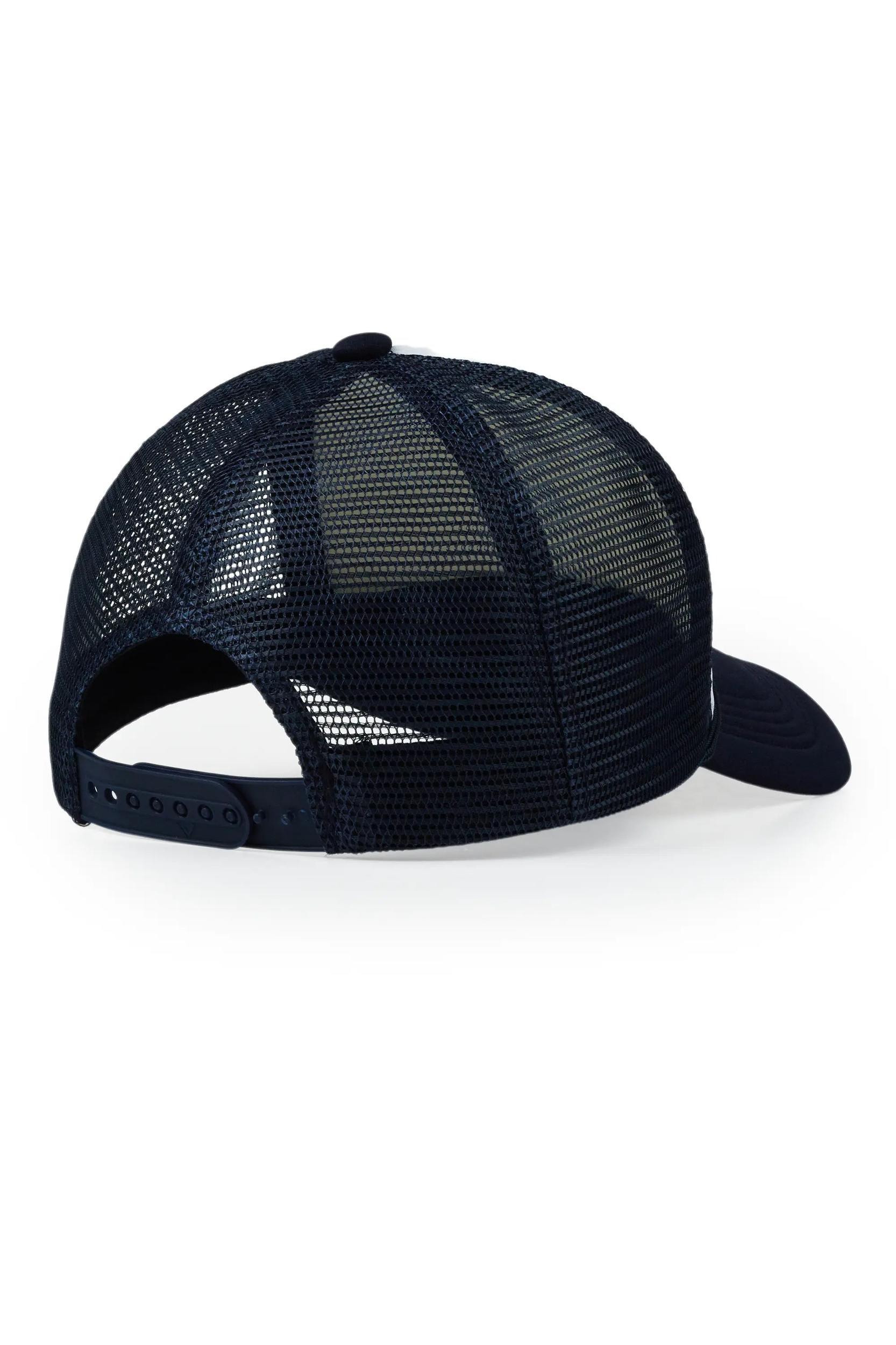 Womens Black/White Basic Trucker Hat Female Product Image
