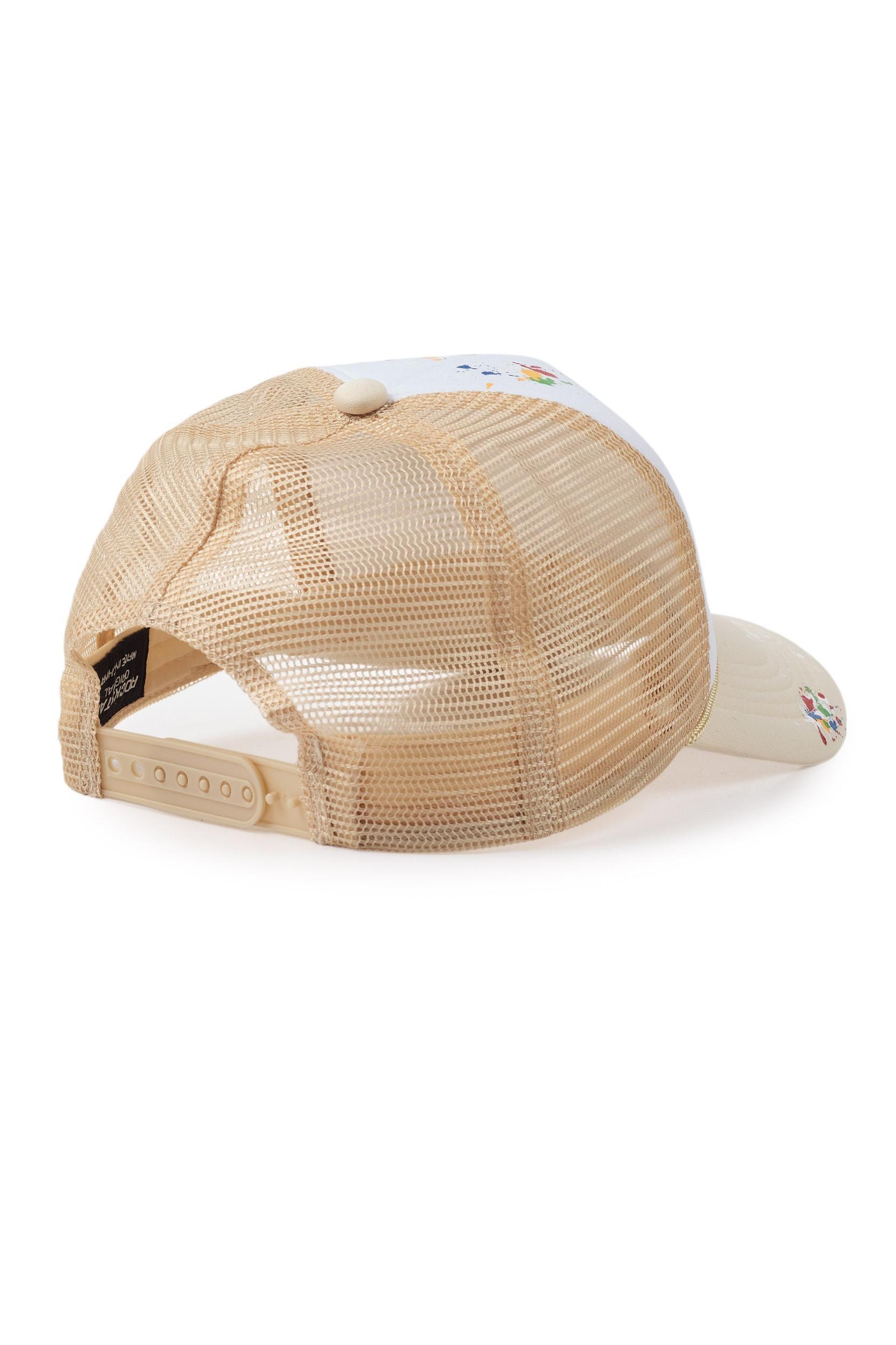 Good Side Only Beige/White Trucker Hat Female Product Image