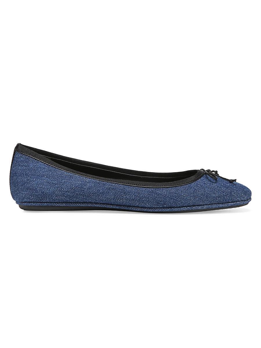 Veronica Beard Womens Beatrix Slip On Bow Ballet Flats Product Image