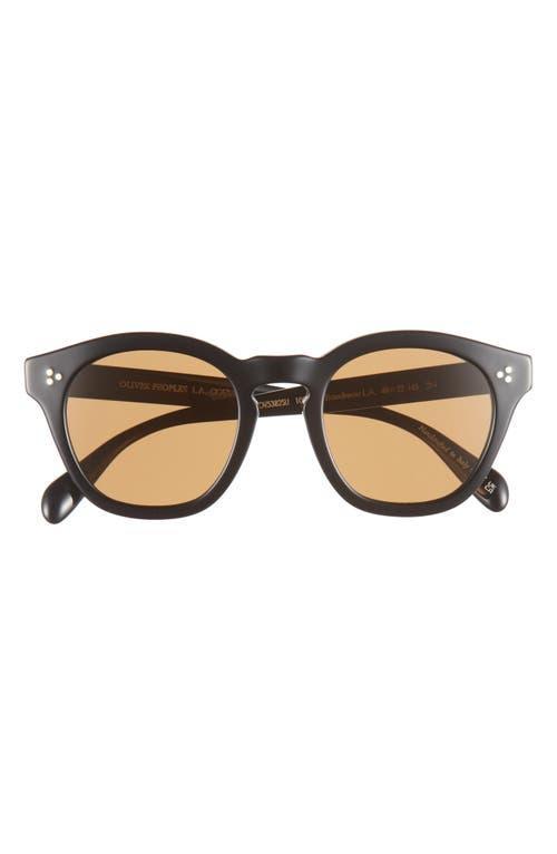 Mens Rorke 47MM Round Mirrored Sunglasses Product Image