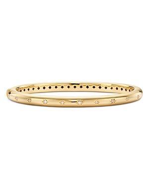 Temple St. Clair 18K Yellow Gold Celestial Diamond Small Cosmos Bangle Bracelet Product Image