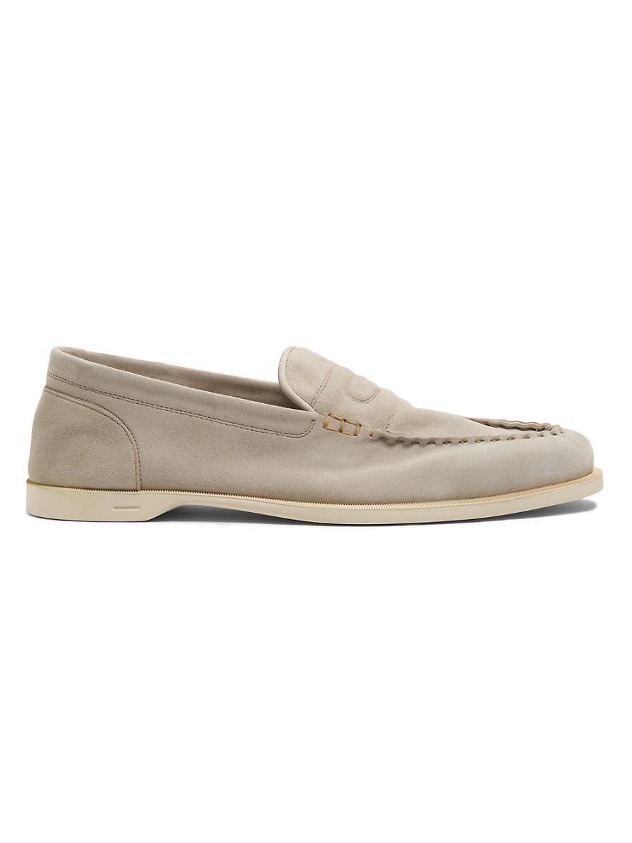 Mens Pace Suede Penny Loafers Product Image