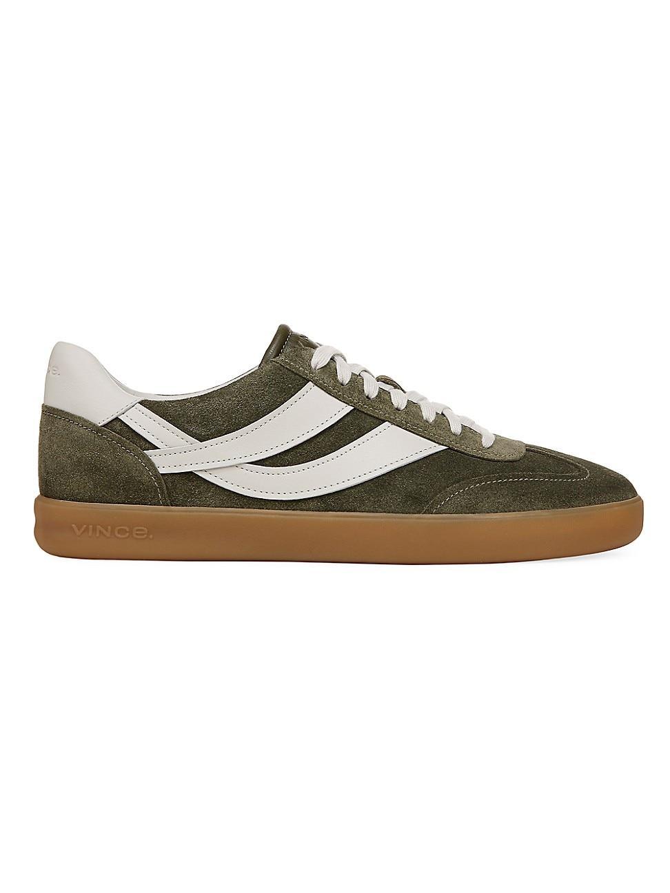 Vince Mens Oasis Leather Lace Up Sneakers Product Image