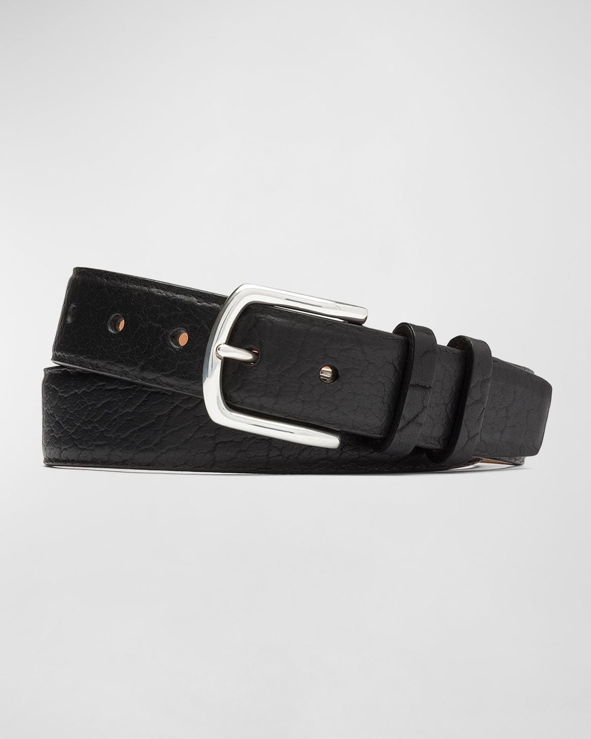 Mens Tucson Bison Belt w/ Nickel Buckle Product Image