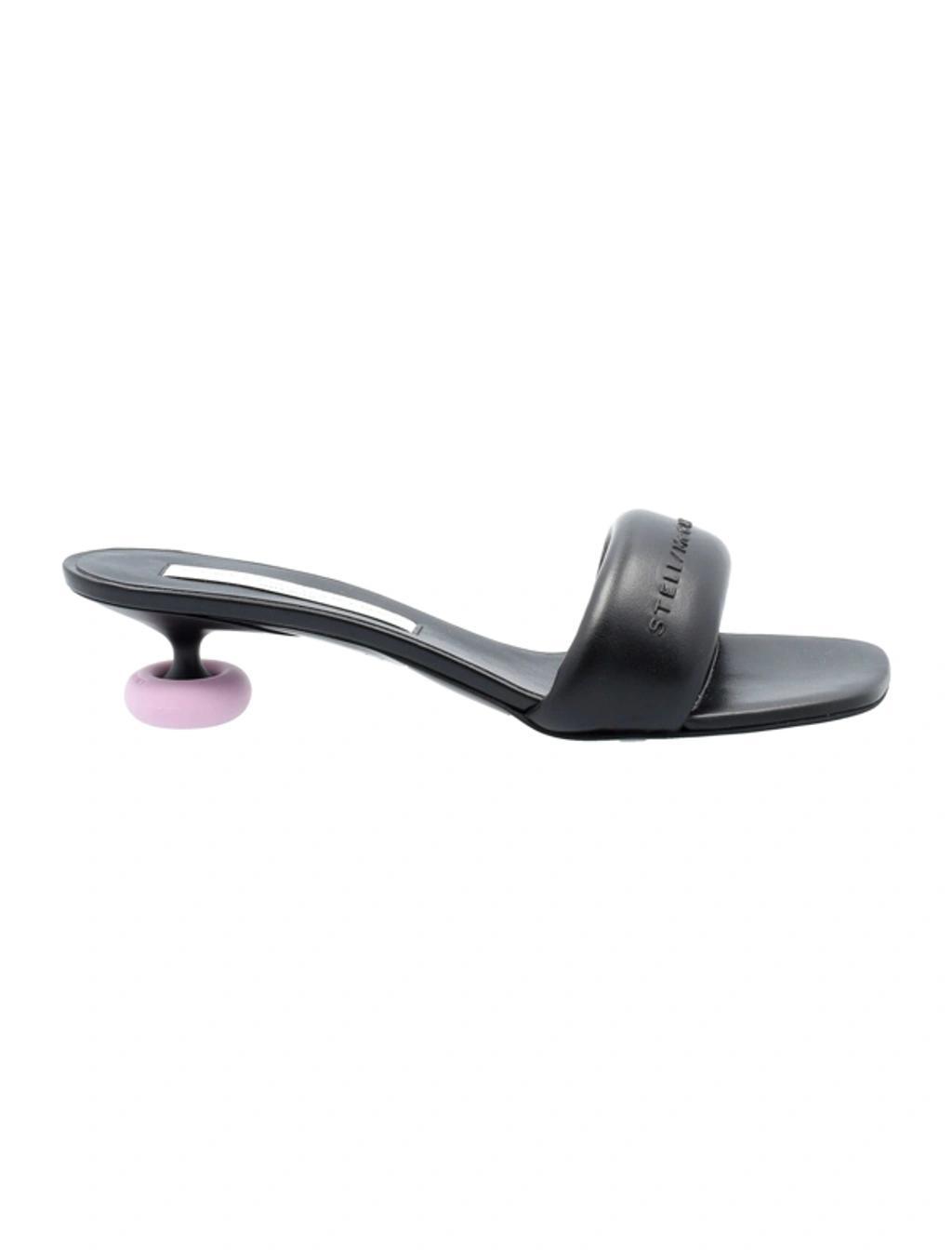 STELLA MCCARTNEY Shroom Faux-leather Sandals In Black Product Image