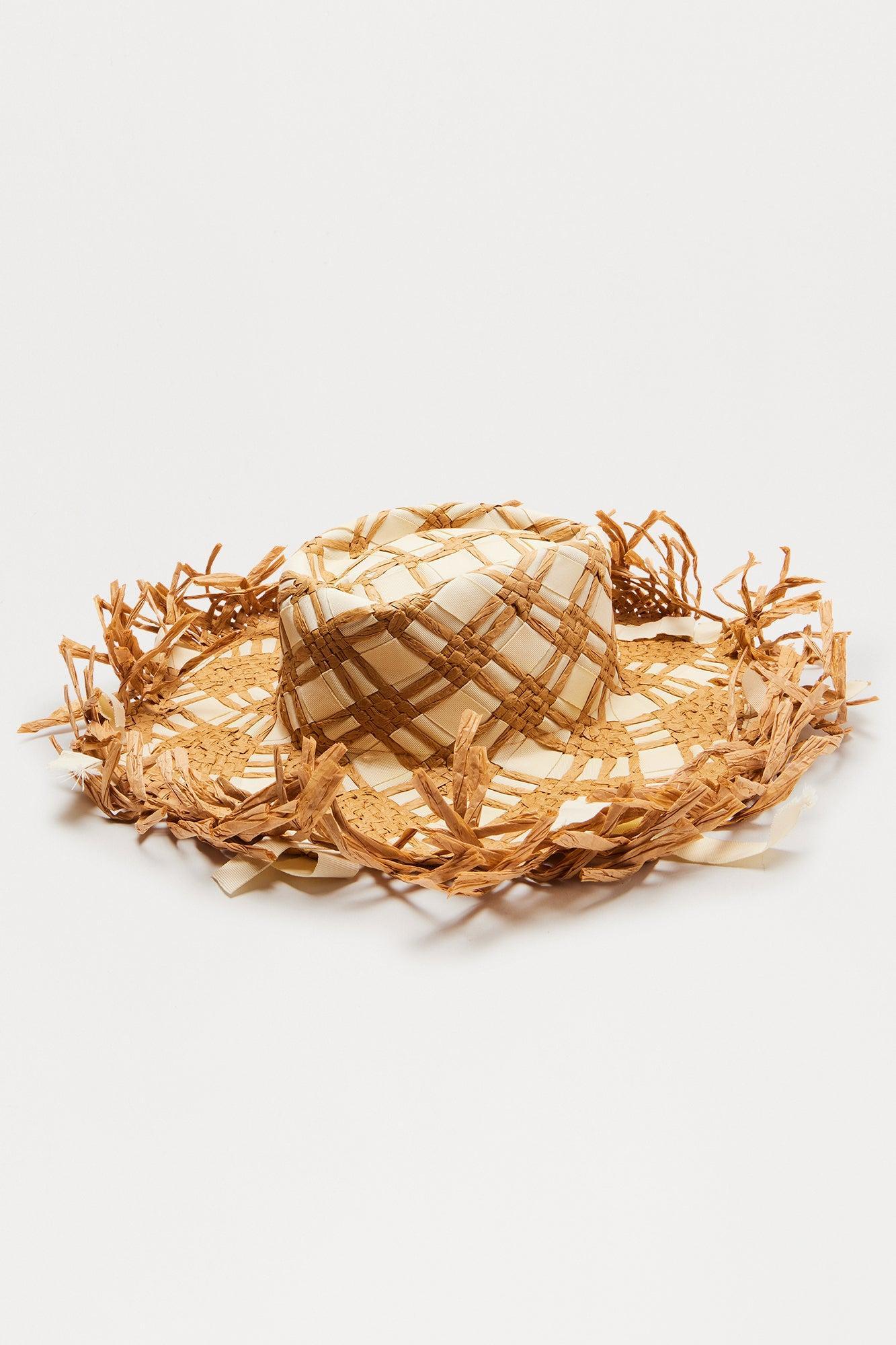 Palm Trees And Margaritas Sun Hat - Natural/Combo Product Image
