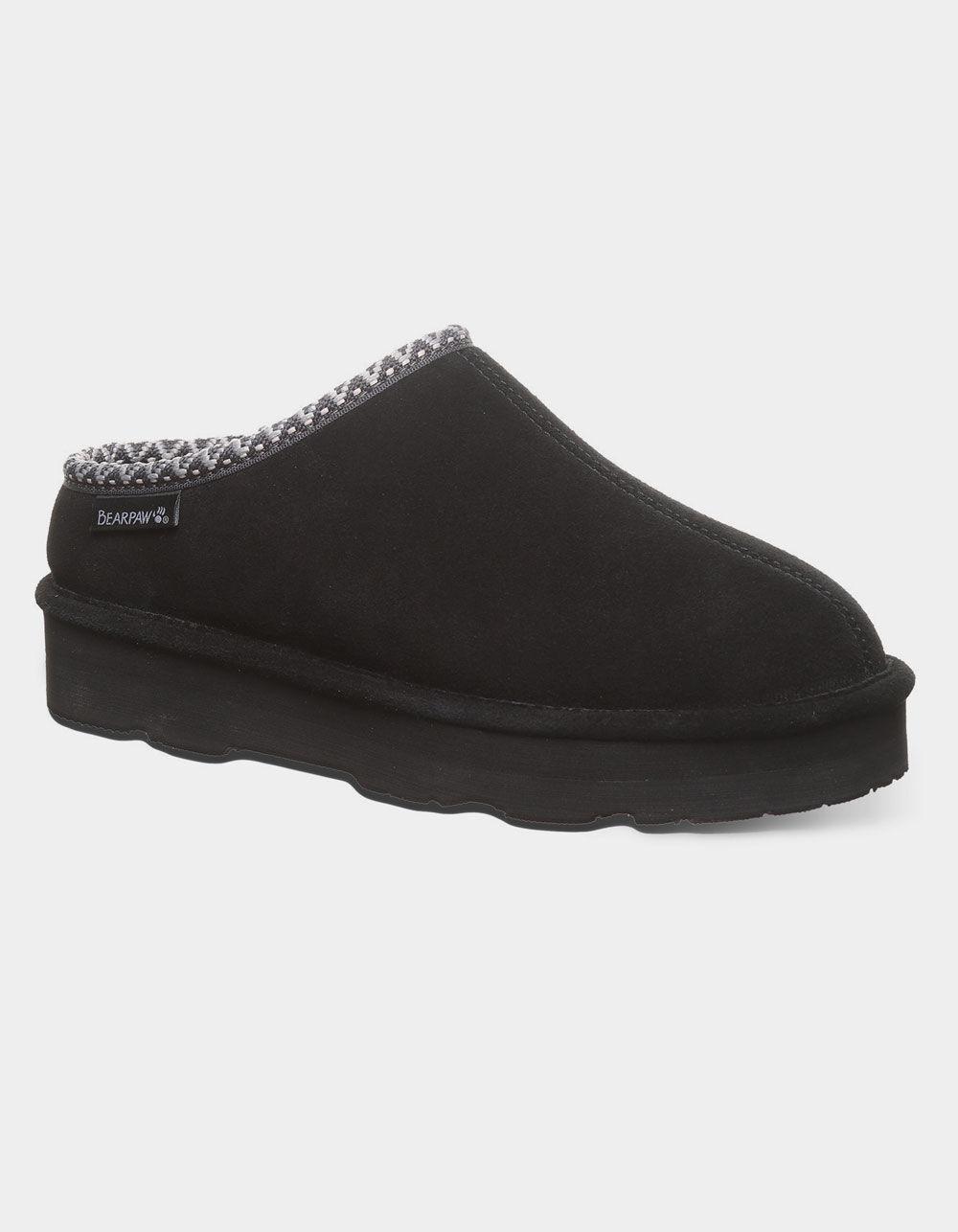 BEARPAW Martis Womens Suede Slippers - BROWN Product Image