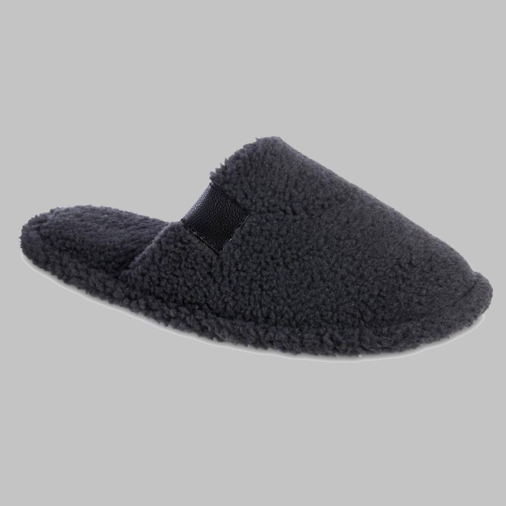 Isotoner Mens Garrett Berber Scuff Slippers - Dark Brown XL Product Image