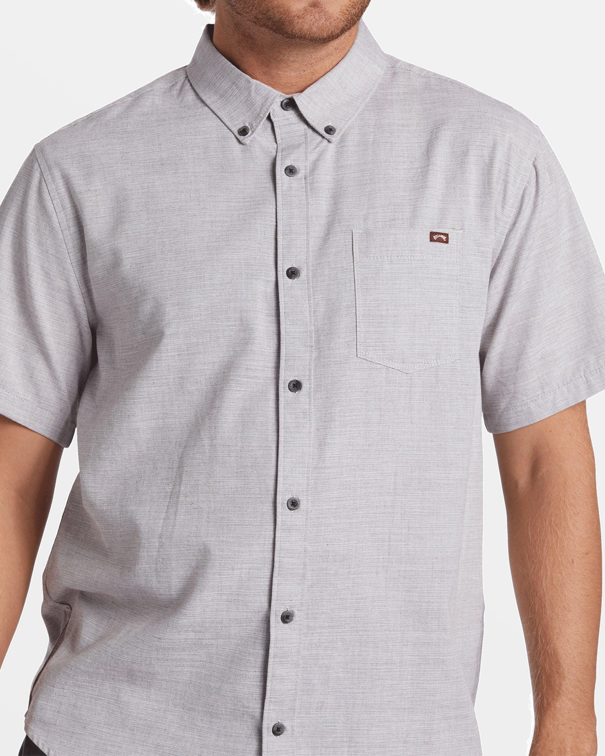 All Day Short Sleeve Shirt - Port Heather Male Product Image