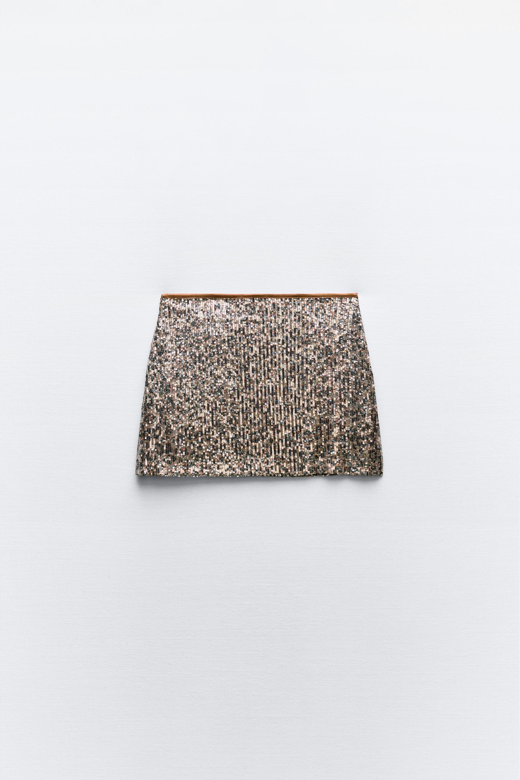 SEQUIN MINI SKIRT Product Image