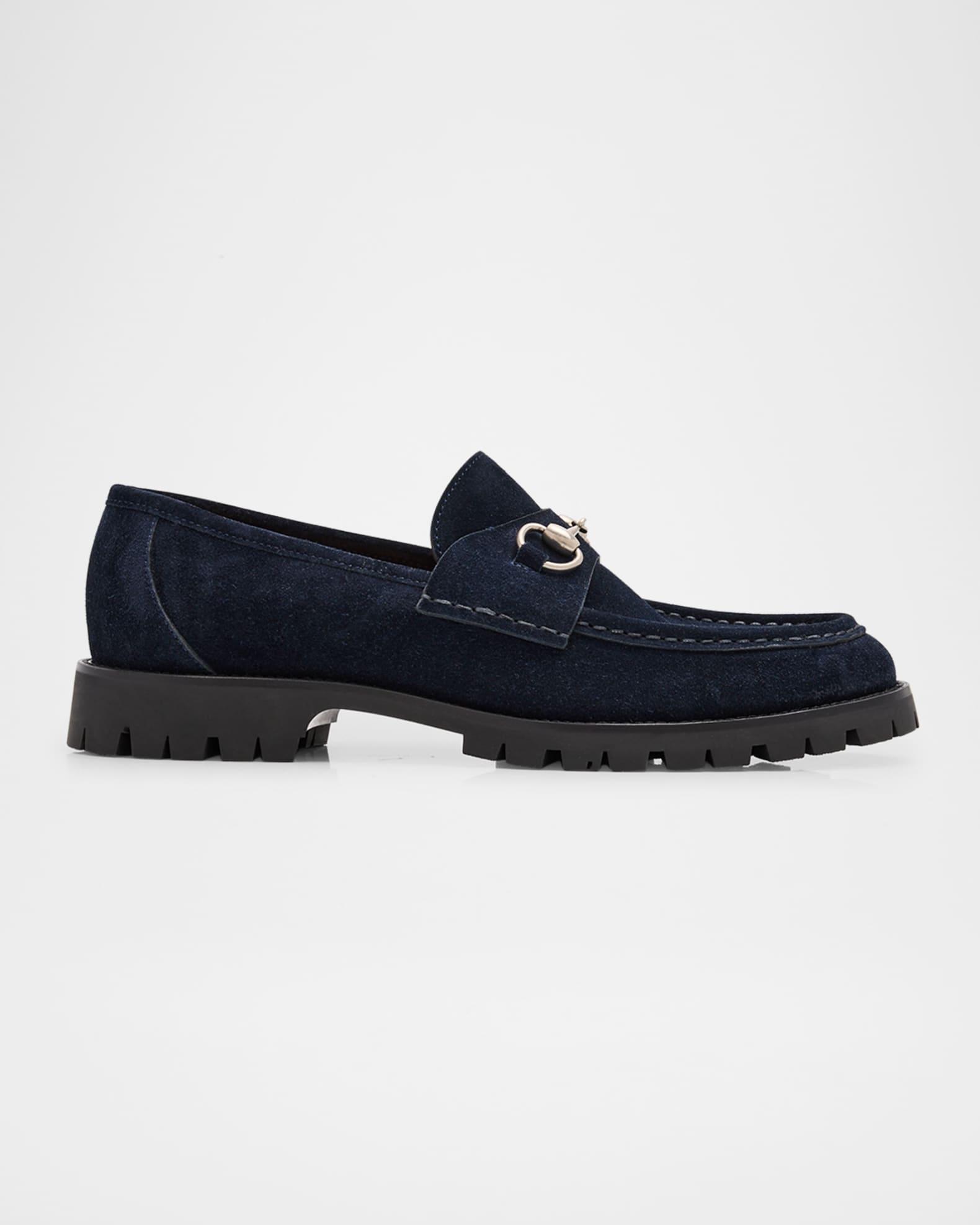 Men's Alfred Brushed Leather Loafers Product Image