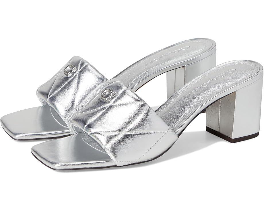 Women's COACH Holly Block Heel Sandals with Quilting Product Image
