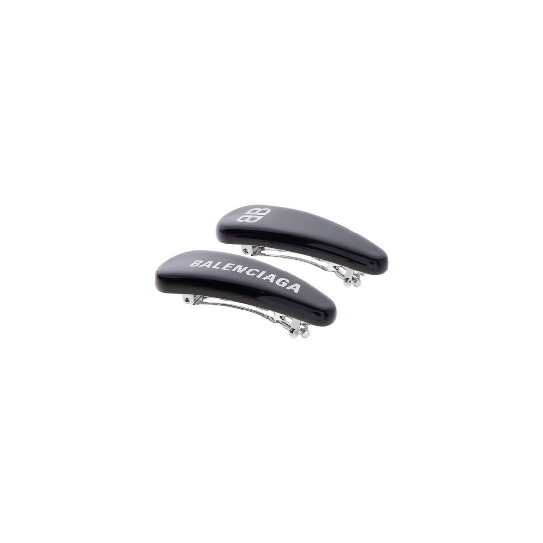 Women's Holli Hair Clip Set in Black/white/silver Product Image