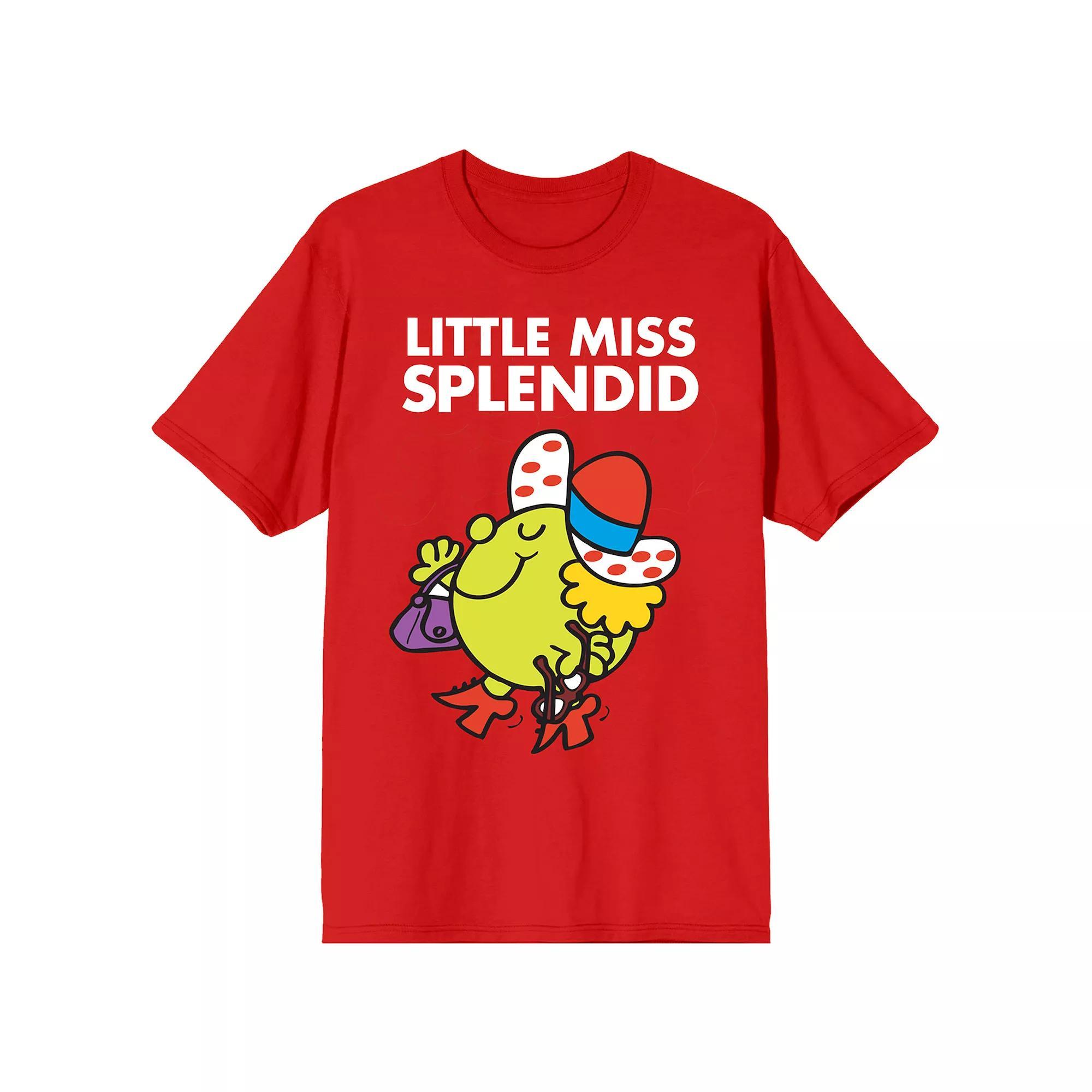 Juniors' Mr. Men & Little Miss "Little Miss Splendid" Graphic Tee, Girl's, Size: XL, Red Product Image