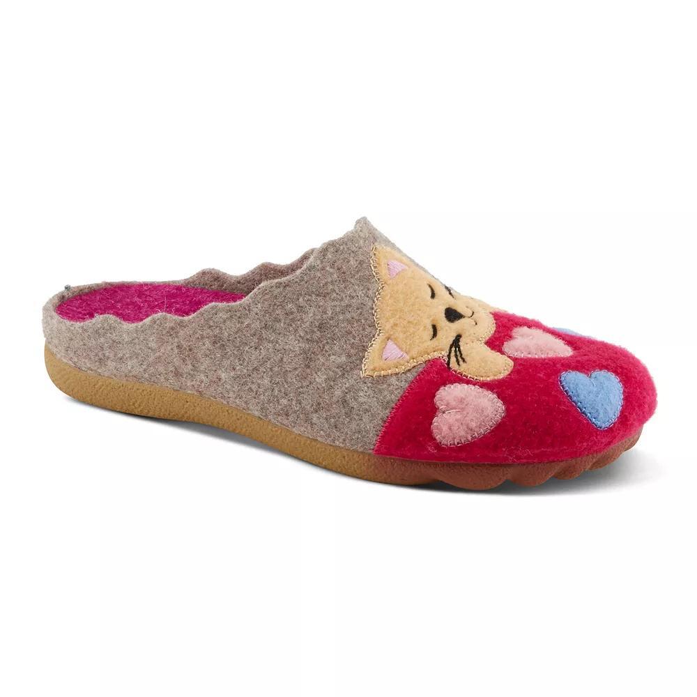 Flexus by Spring Step Wool Cuttlecat Women's Slippers, Size: 39, Pink Team Product Image