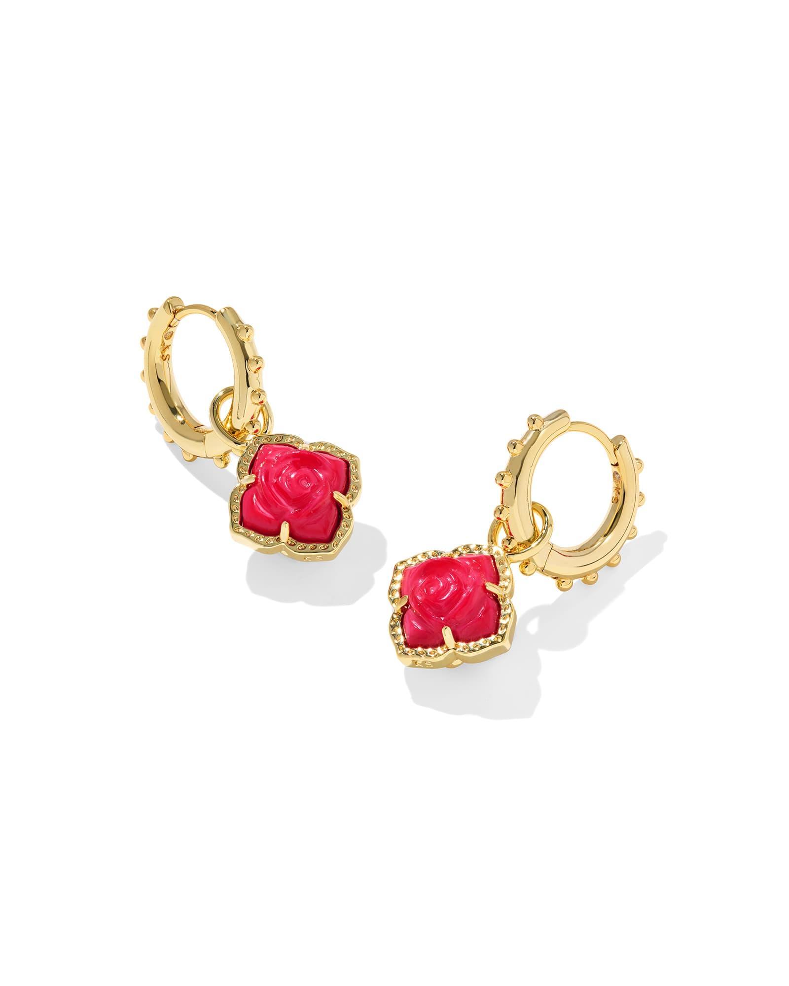 Mallory Rose Gold Huggie Earrings Product Image