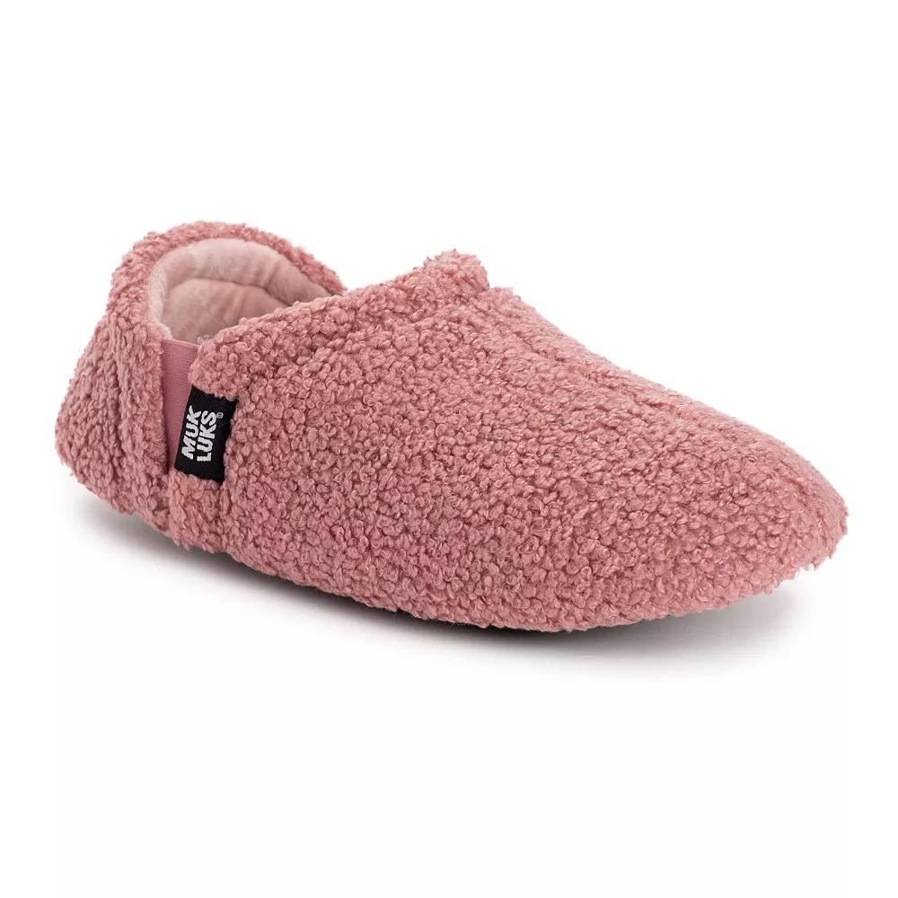 MUK LUKS Berber Camp Women's Slippers, Size: XS, Dusty Pink Product Image
