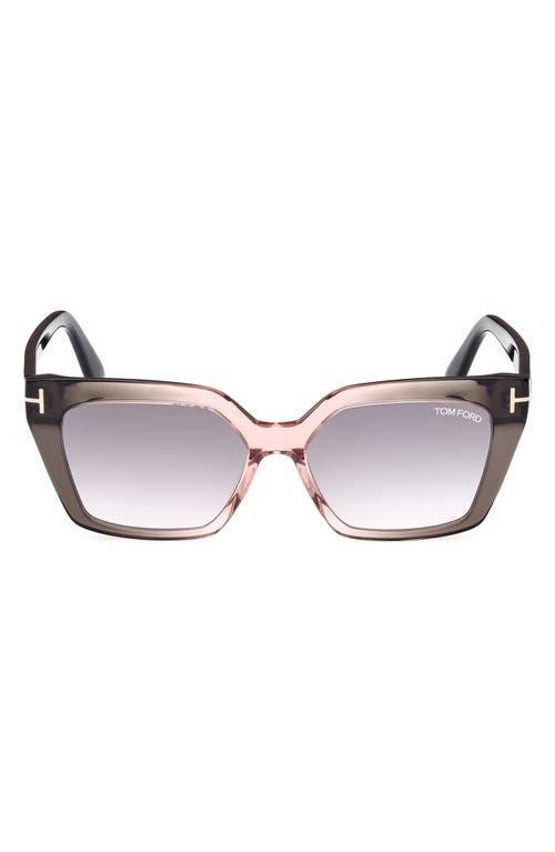Tom Ford Winona Cat Eye Sunglasses, 53mm Product Image