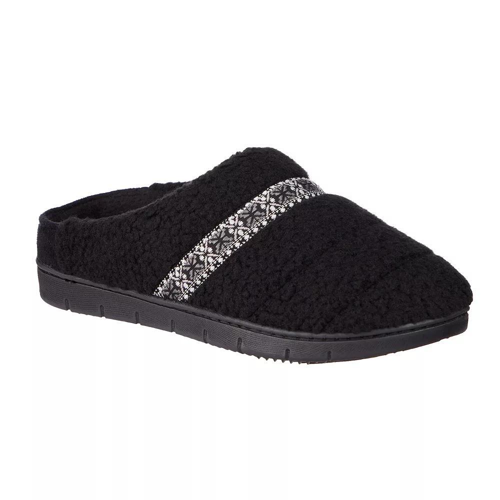 isotoner Clara Berber Memory Foam Women's Clog Slippers, Size: XL, White Product Image