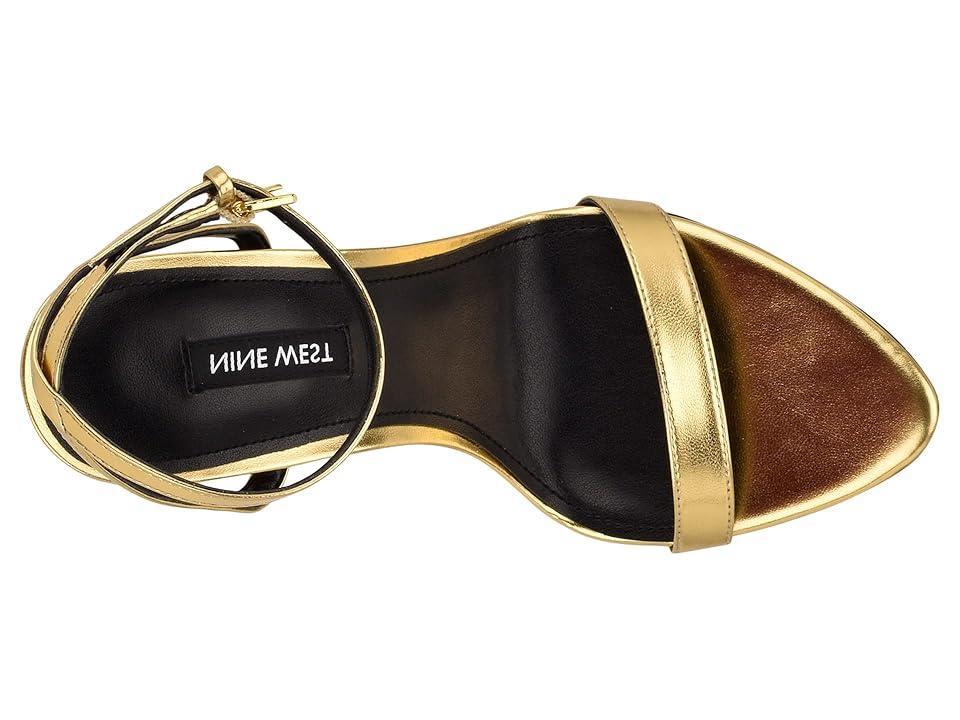 Nine West Reina Women's High Heel Dress Sandals, Size: 9, Neon Yellow Patent Product Image
