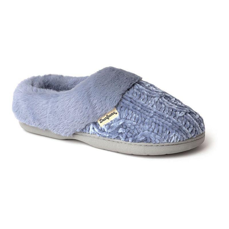 Dearfoams Claire Chenille Women's Clog Slippers, Size: XL, Sleet Product Image