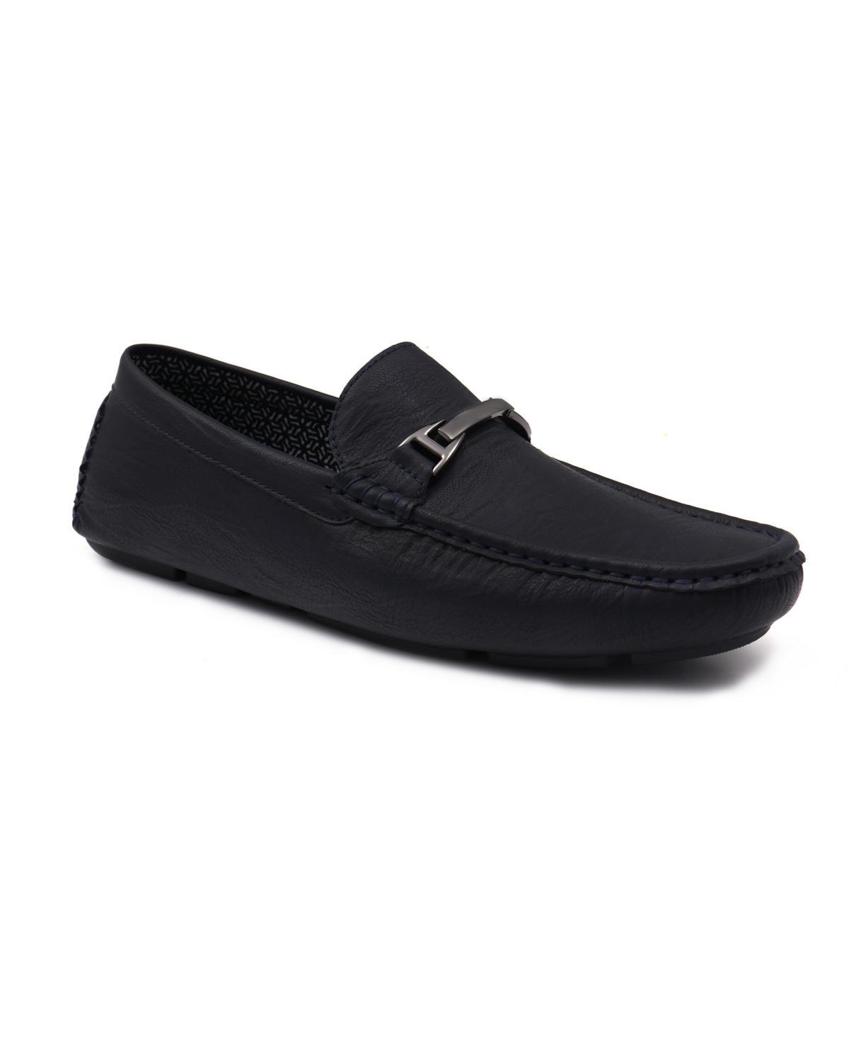 Aston Marc Men's Loafers, Size: 12, Blue Product Image