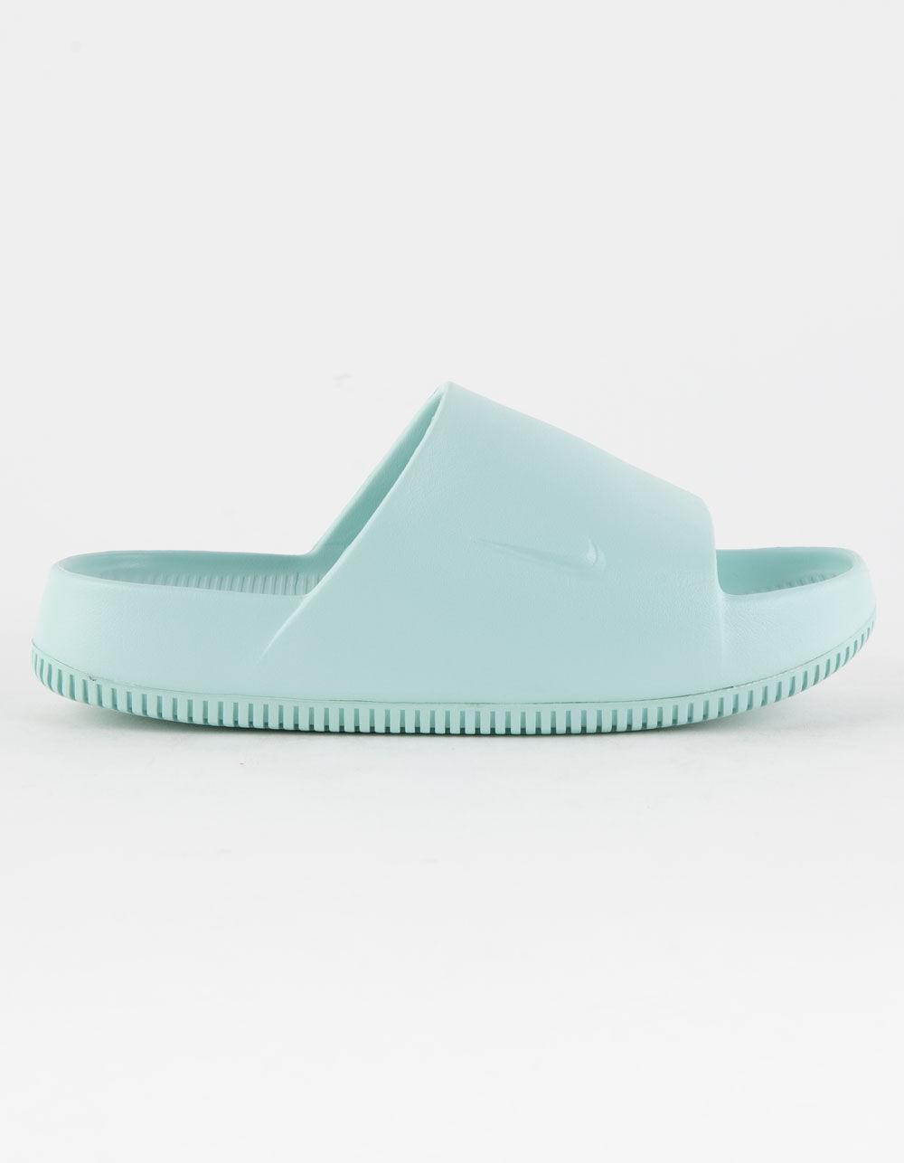 NIKE Calm Womens Slide Sandals - WHITE Product Image