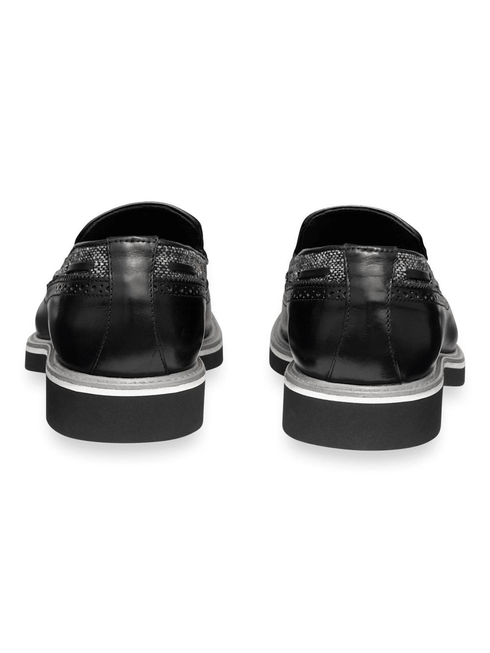 Mitchell Tassel Loafer - Black/grey Product Image