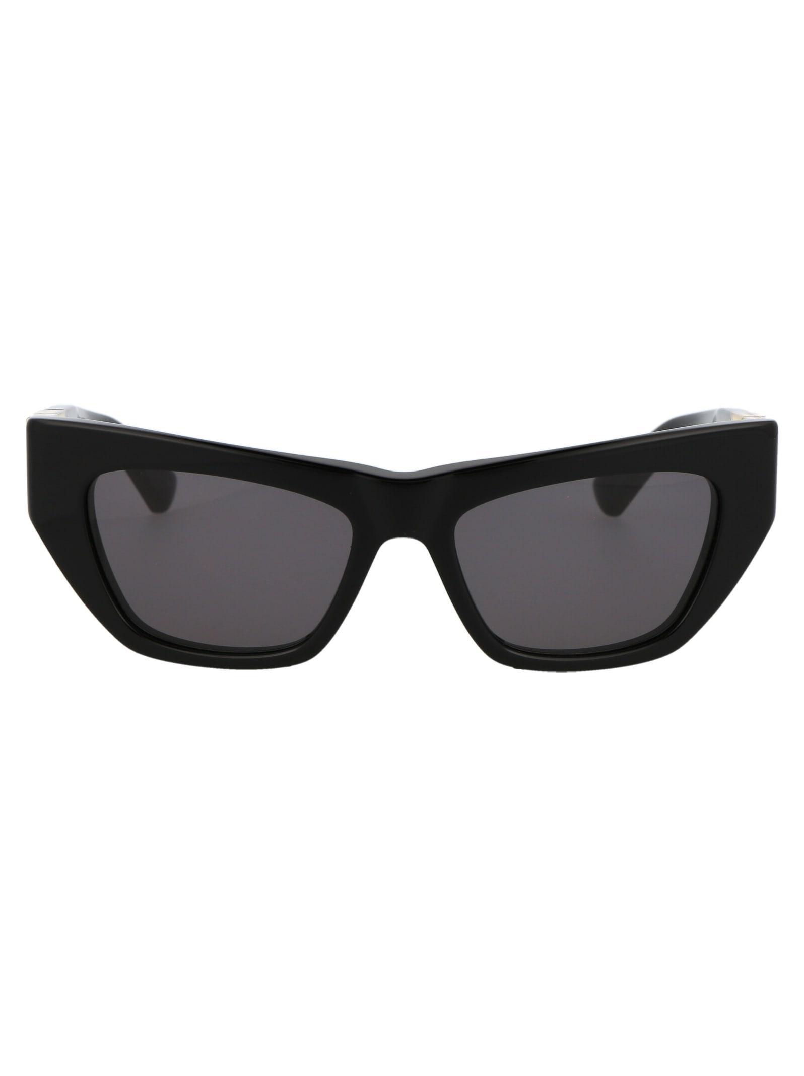 BOTTEGA VENETA Sunglasses In 001 Black Black Grey Product Image