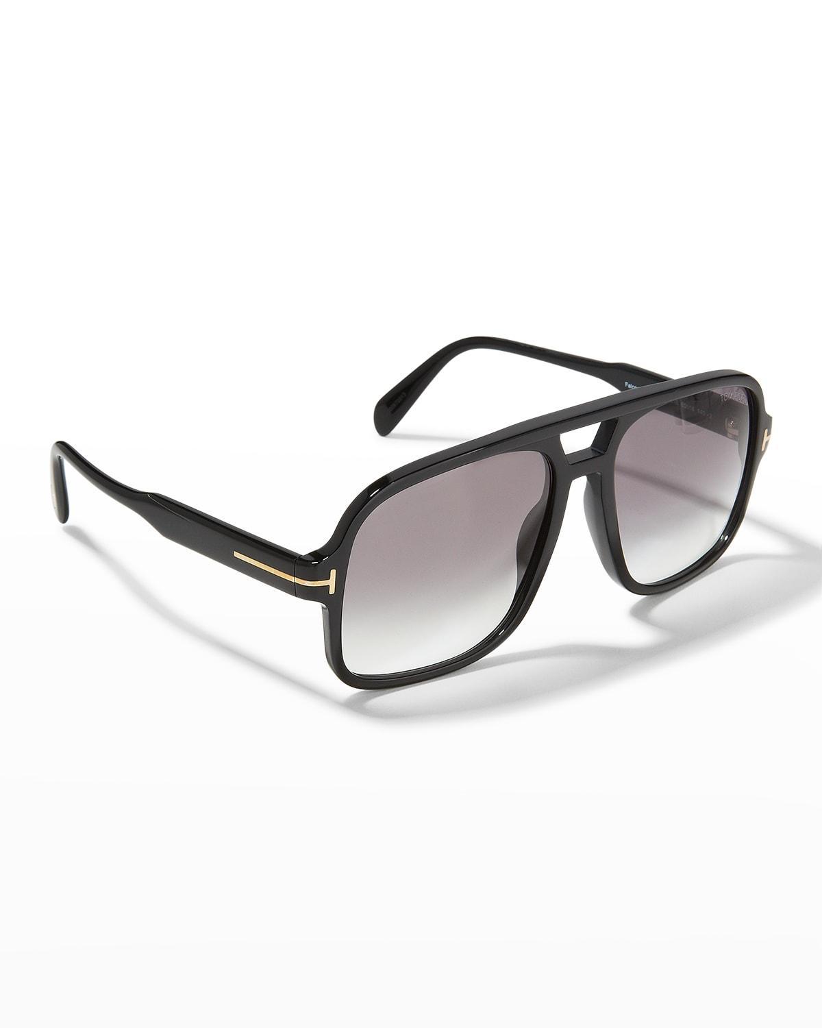 Mens Falconer-02 60MM Navigator Sunglasses Product Image