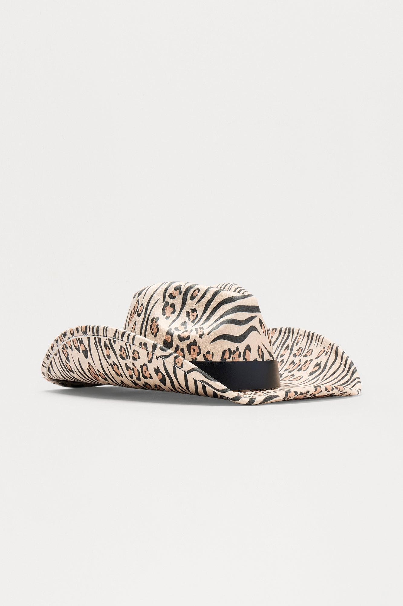 Catch Me If You Can Cowboy Hat - Taupe/combo Female Product Image