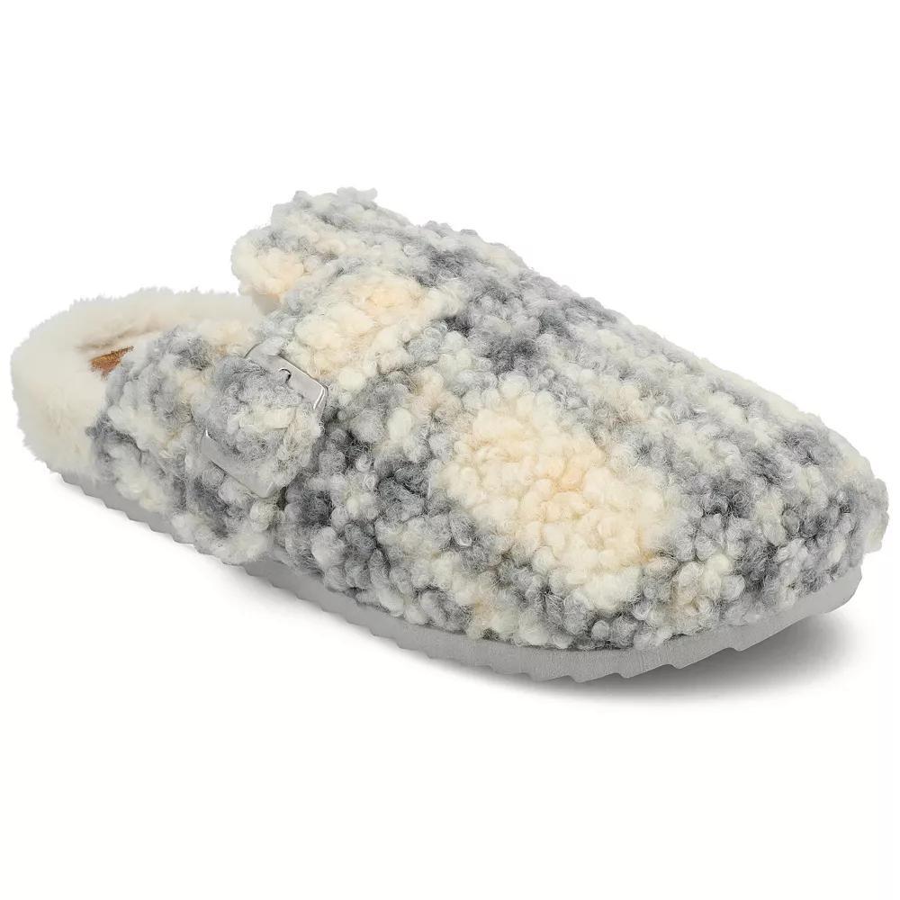 Journee Ardenn Women's Slip-On Scuff Slippers, Size: Large (9/10), Plaid Product Image