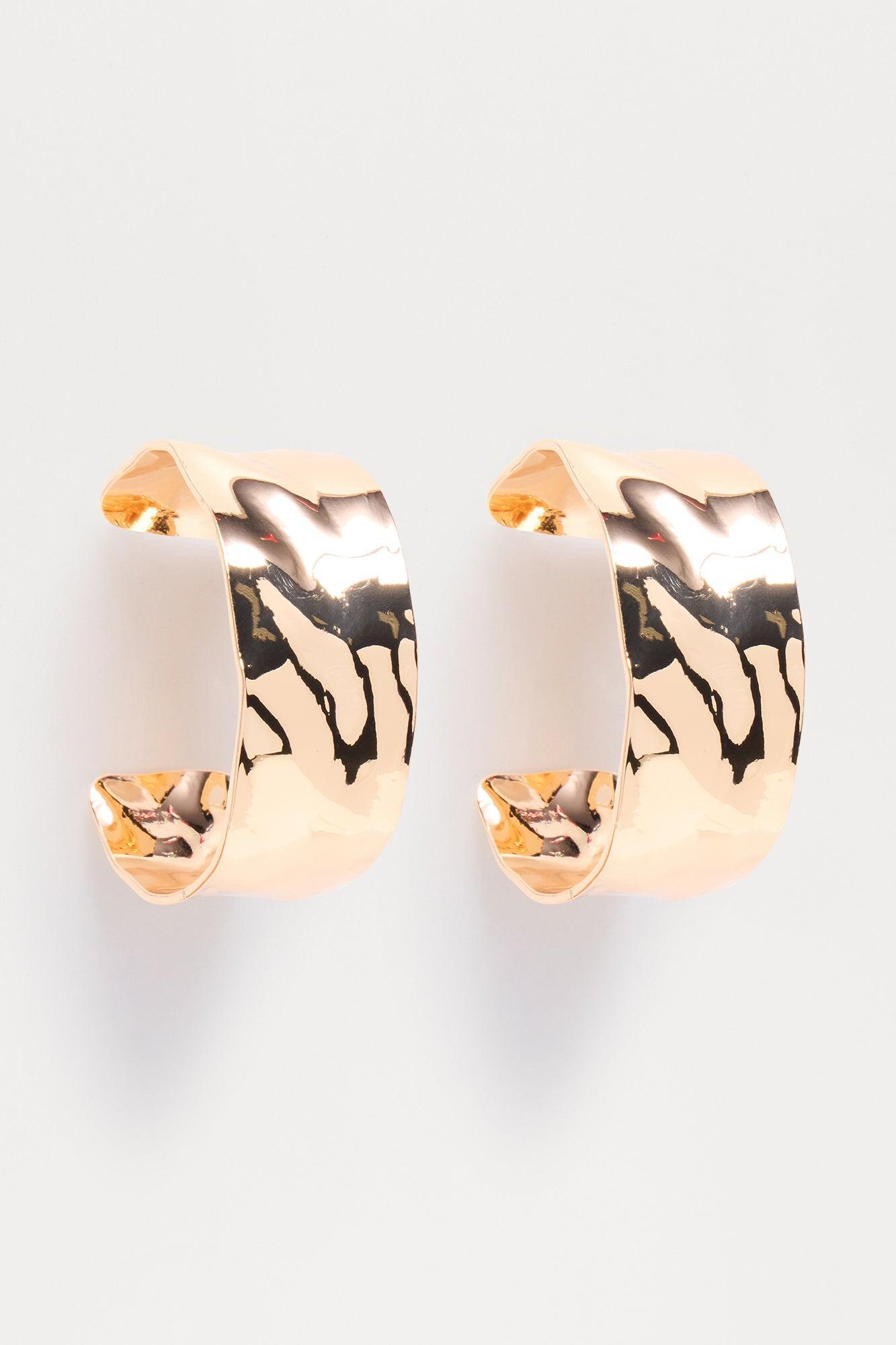 Maloney Hoop Earrings - Gold Product Image