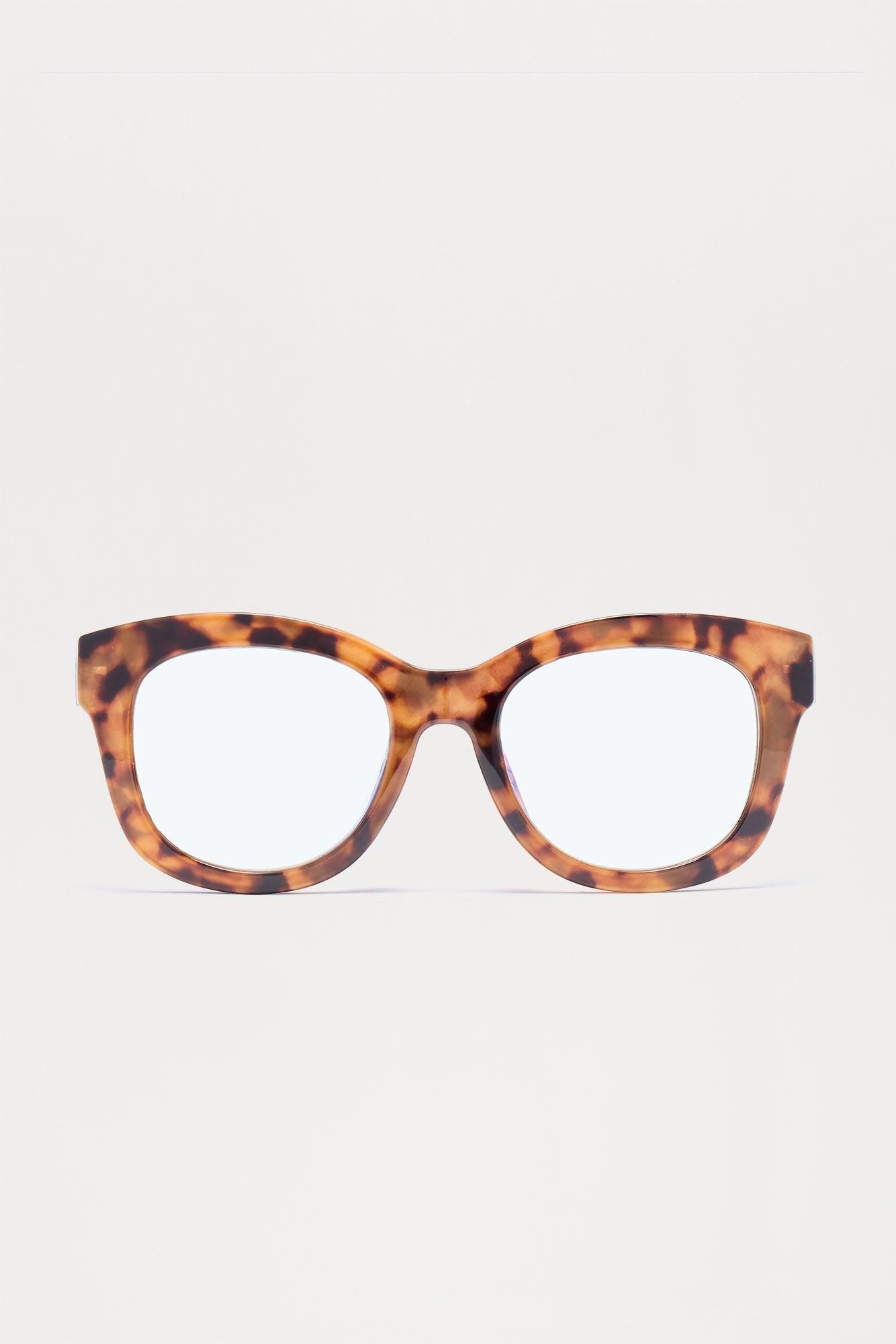 Screen Chic Square Blue Light Glasses - Tortoise Product Image