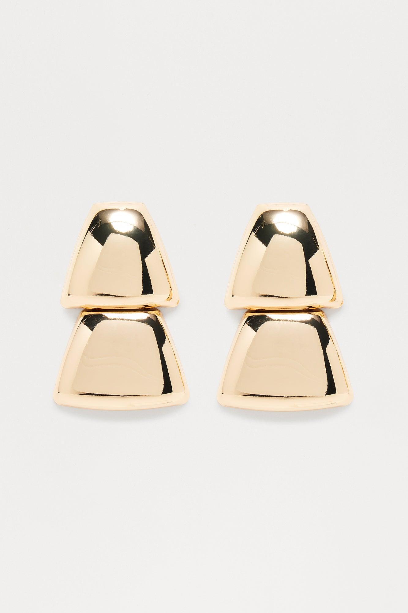 Beautiful Treasures Earrings - Gold Product Image