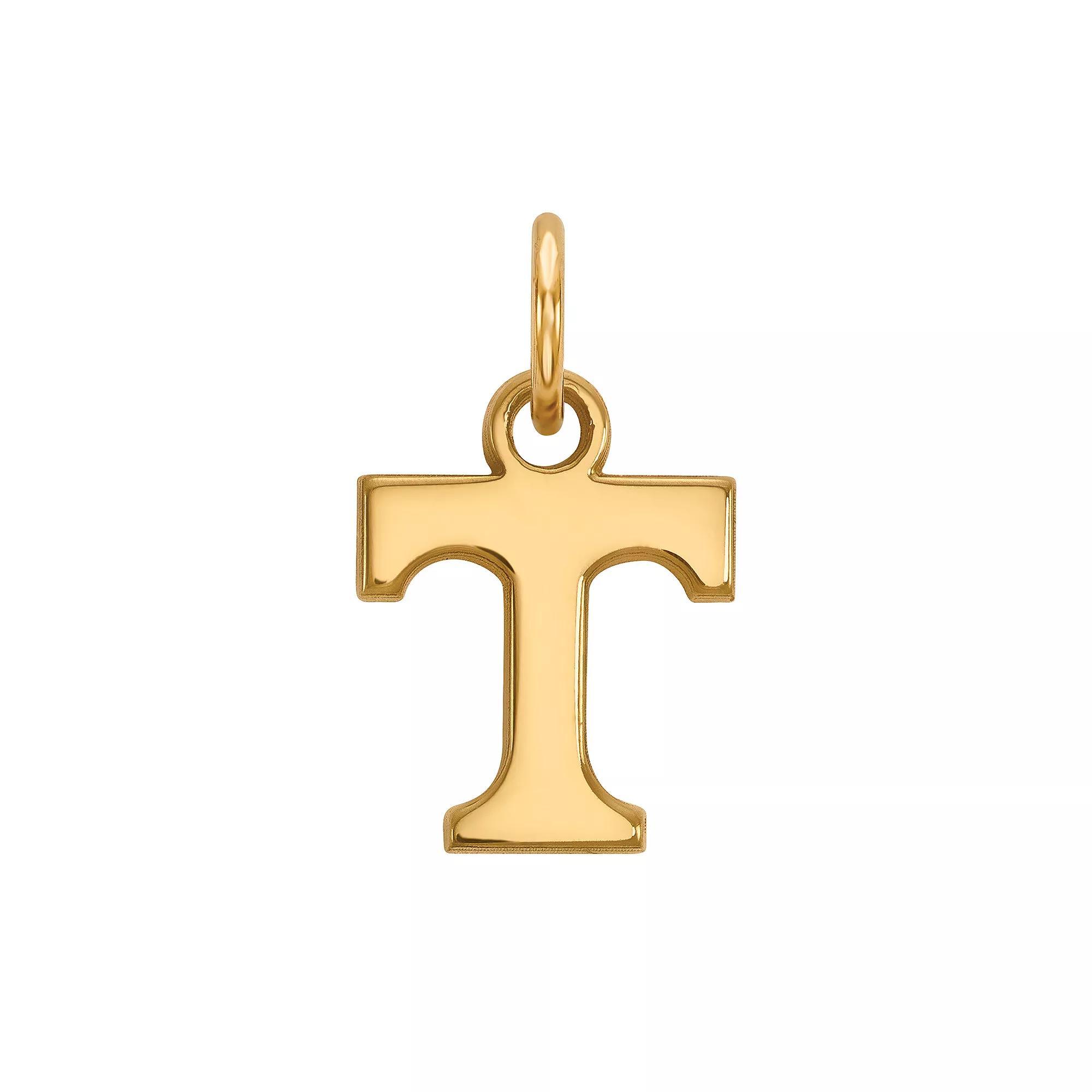 LogoArt Tennessee Volunteers Sterling Silver 14K Gold Plated XS Pendant, Womens Product Image