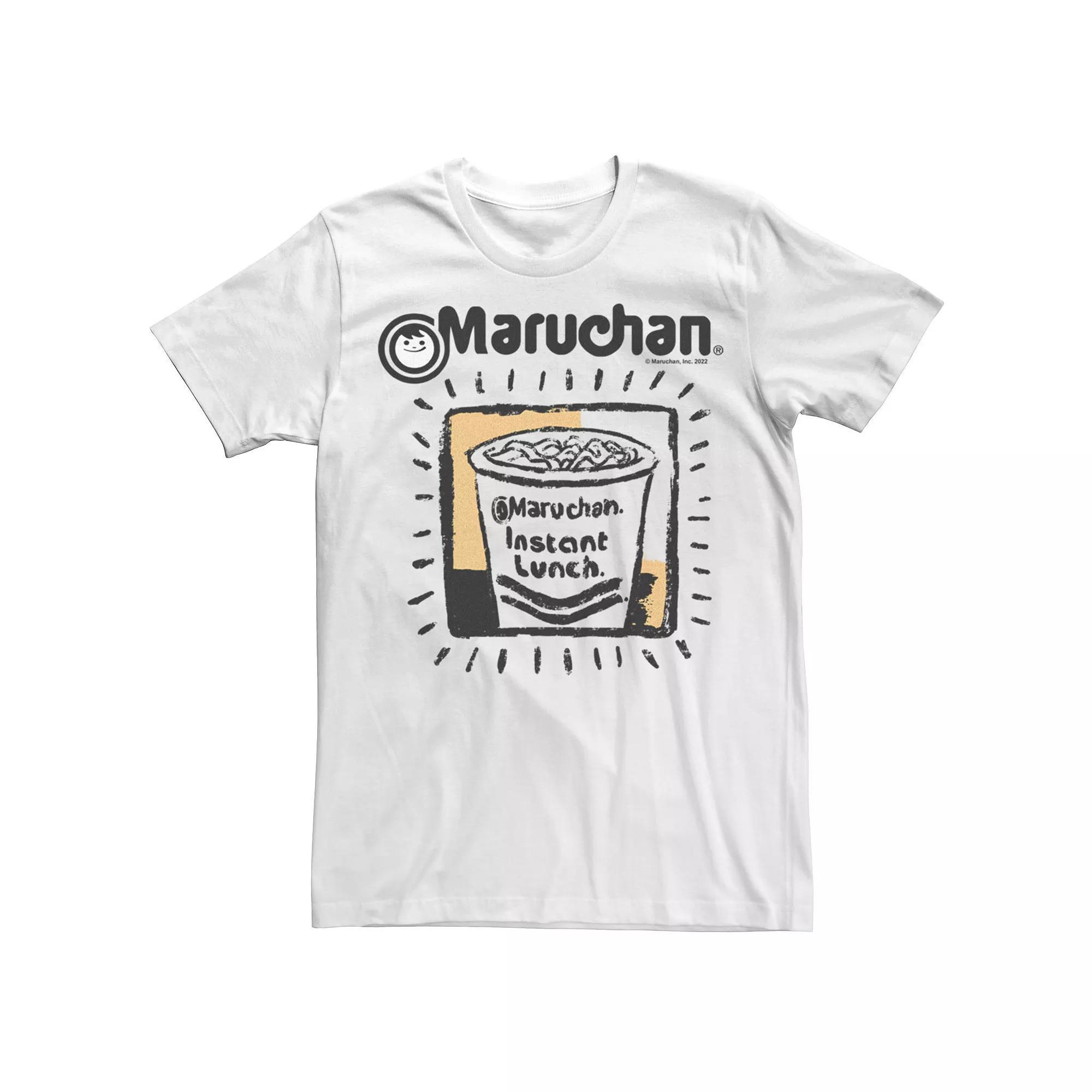Men's Maruchan Instant Ramen Sketch Graphic Tee, Size: Medium, White Product Image