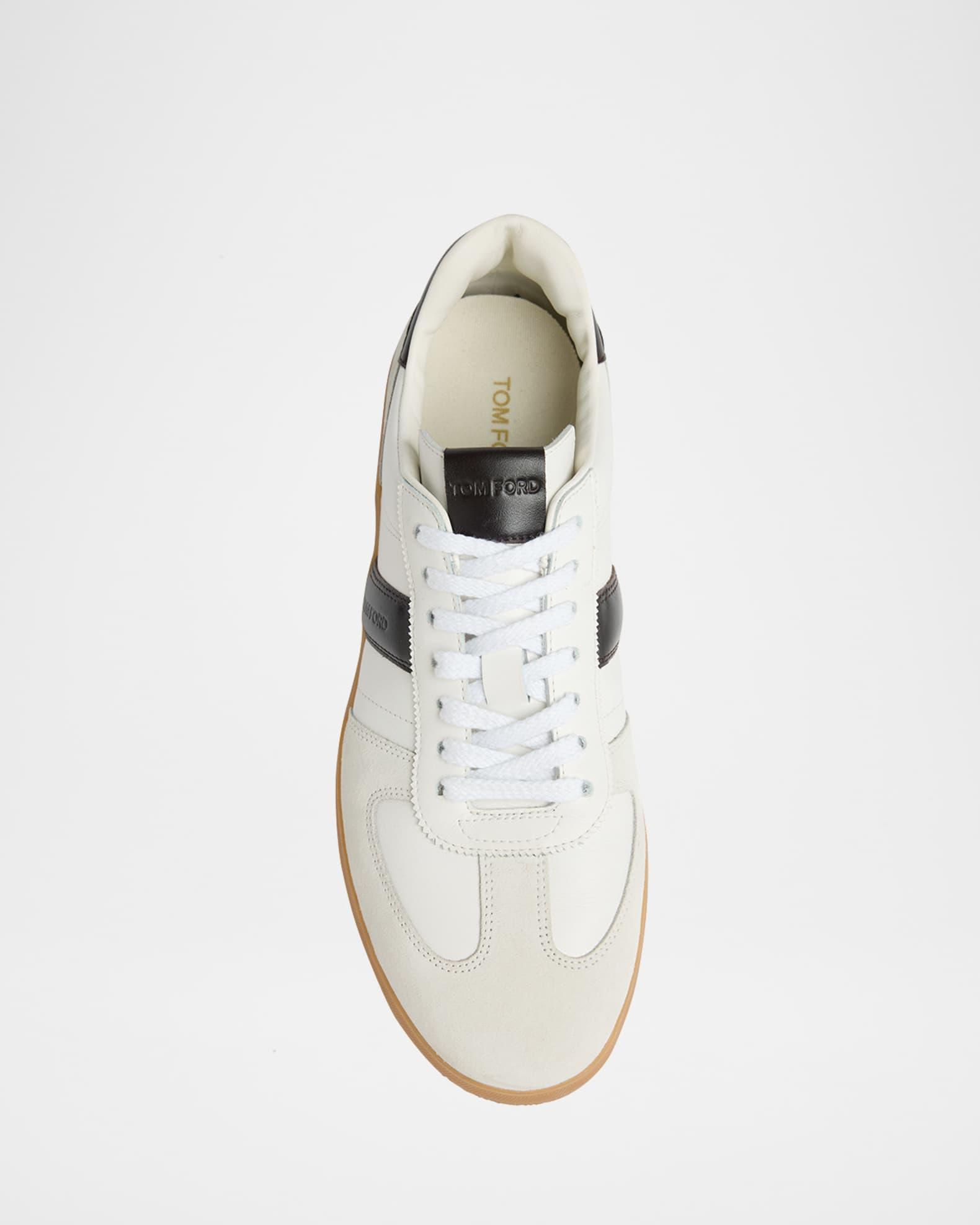 Men's Archer Suede and Leather Low-Top Sneakers  Product Image