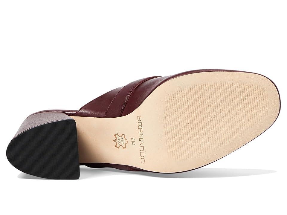 Womens Natasia Leather Mid Heel Mules Product Image
