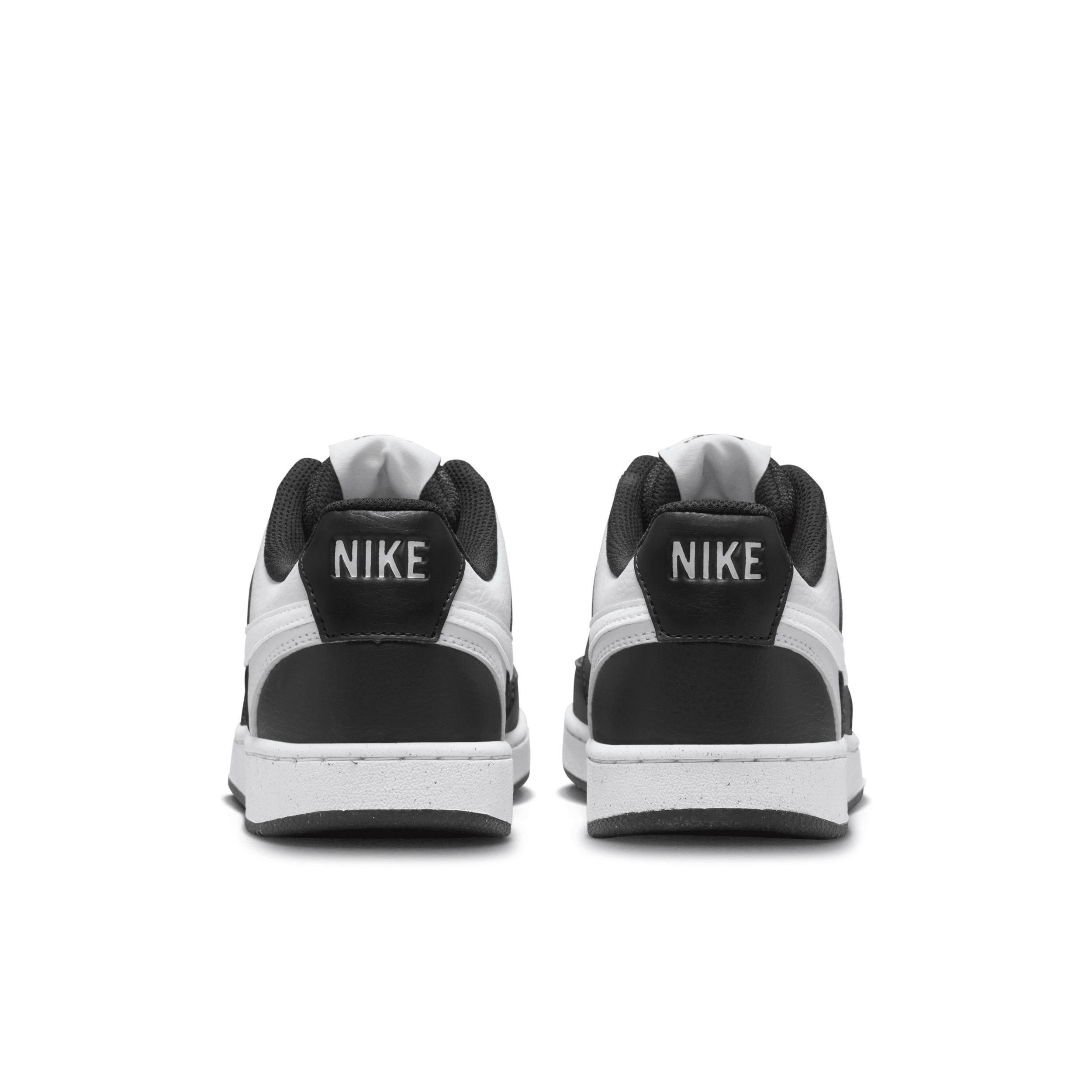 Nike Court Vision Next Nature Women's Low-Top Shoes, Size: 5.5, Black White Product Image