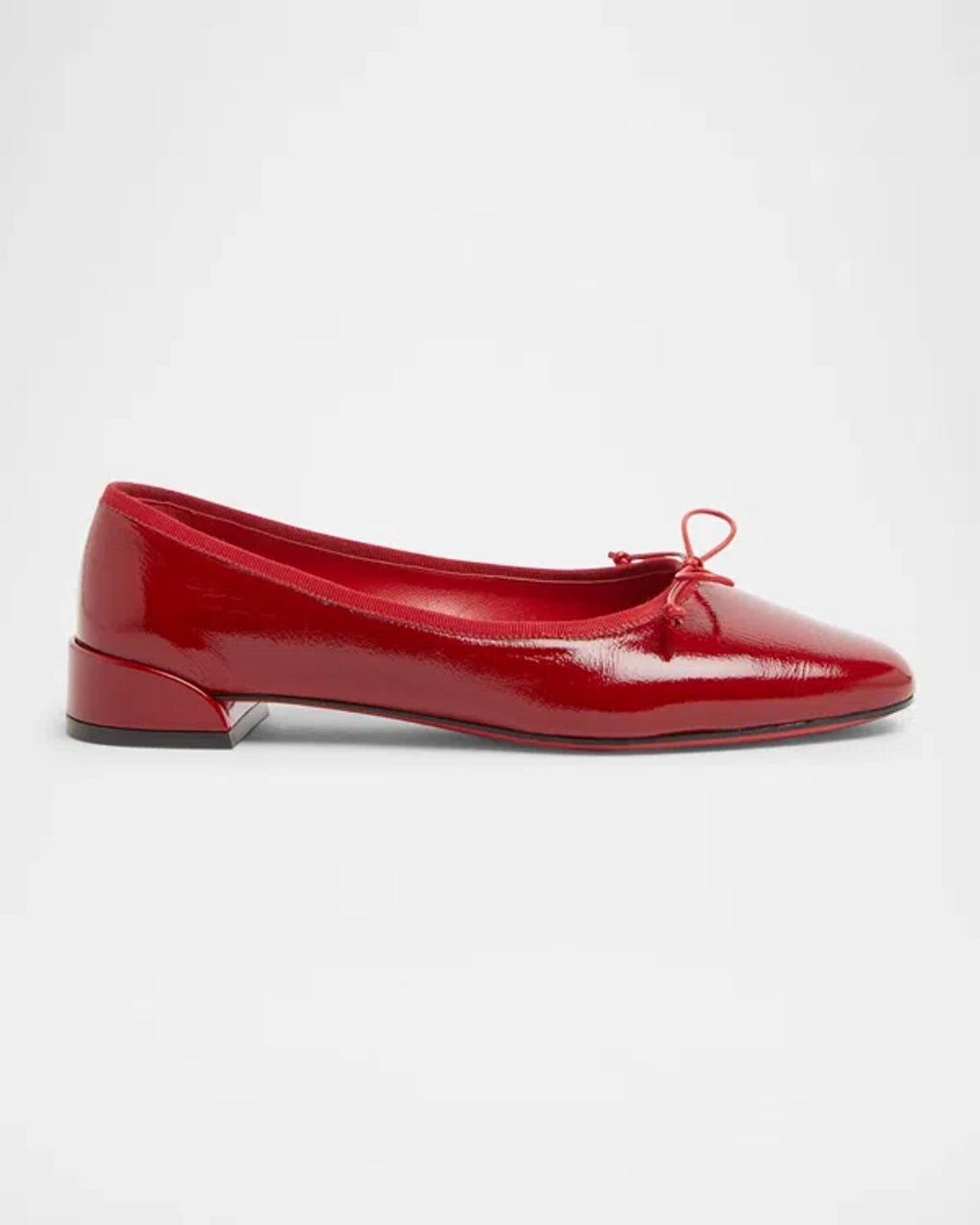 CHRISTIAN LOUBOUTIN Sweetie Jane Bow Ballet Flat In Red Product Image
