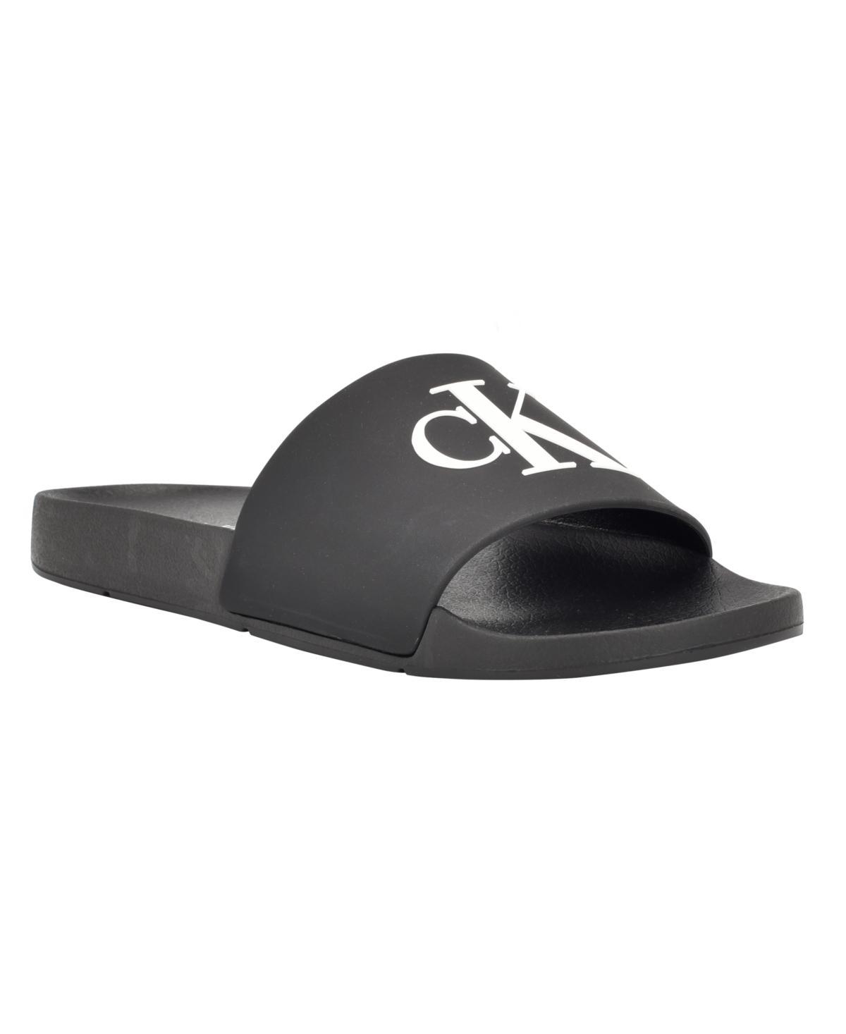 Calvin Klein Women's Women's Arin Slide - White - 7 Product Image