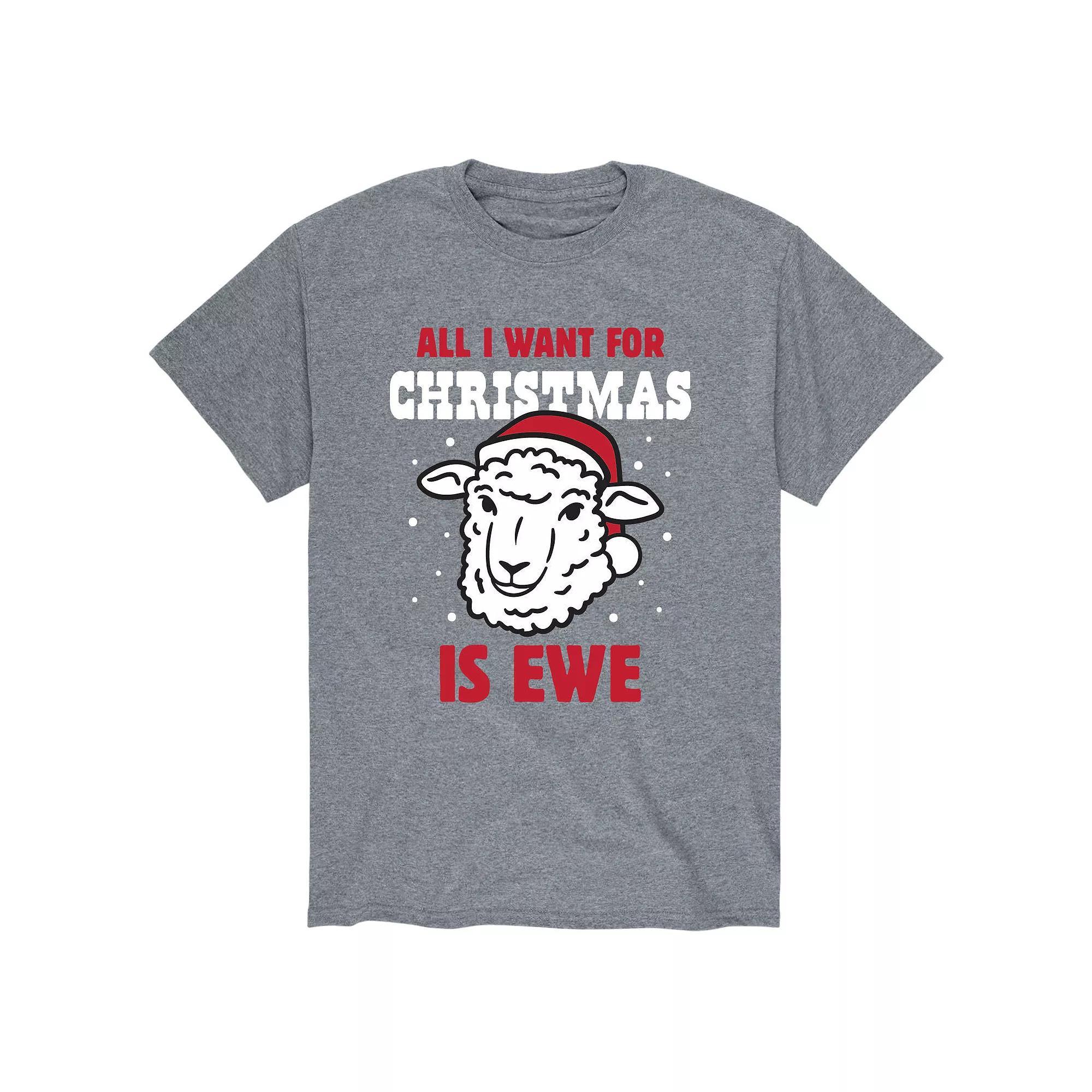 Mens Want For Christmas Is Ewe Tee Product Image