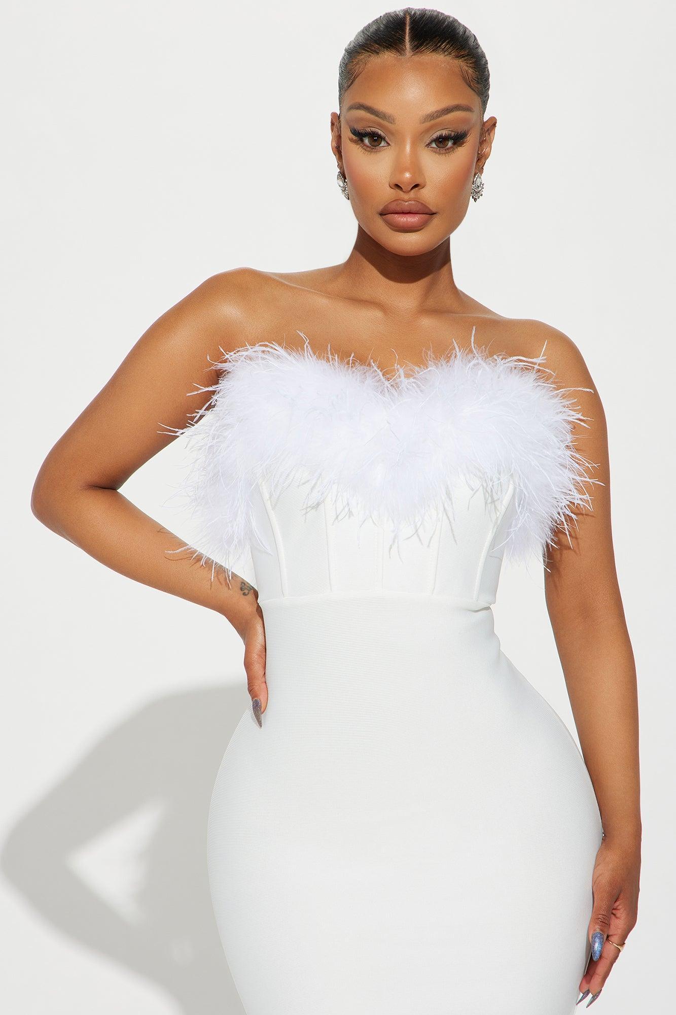 Bridget Bandage Maxi Dress - White Product Image