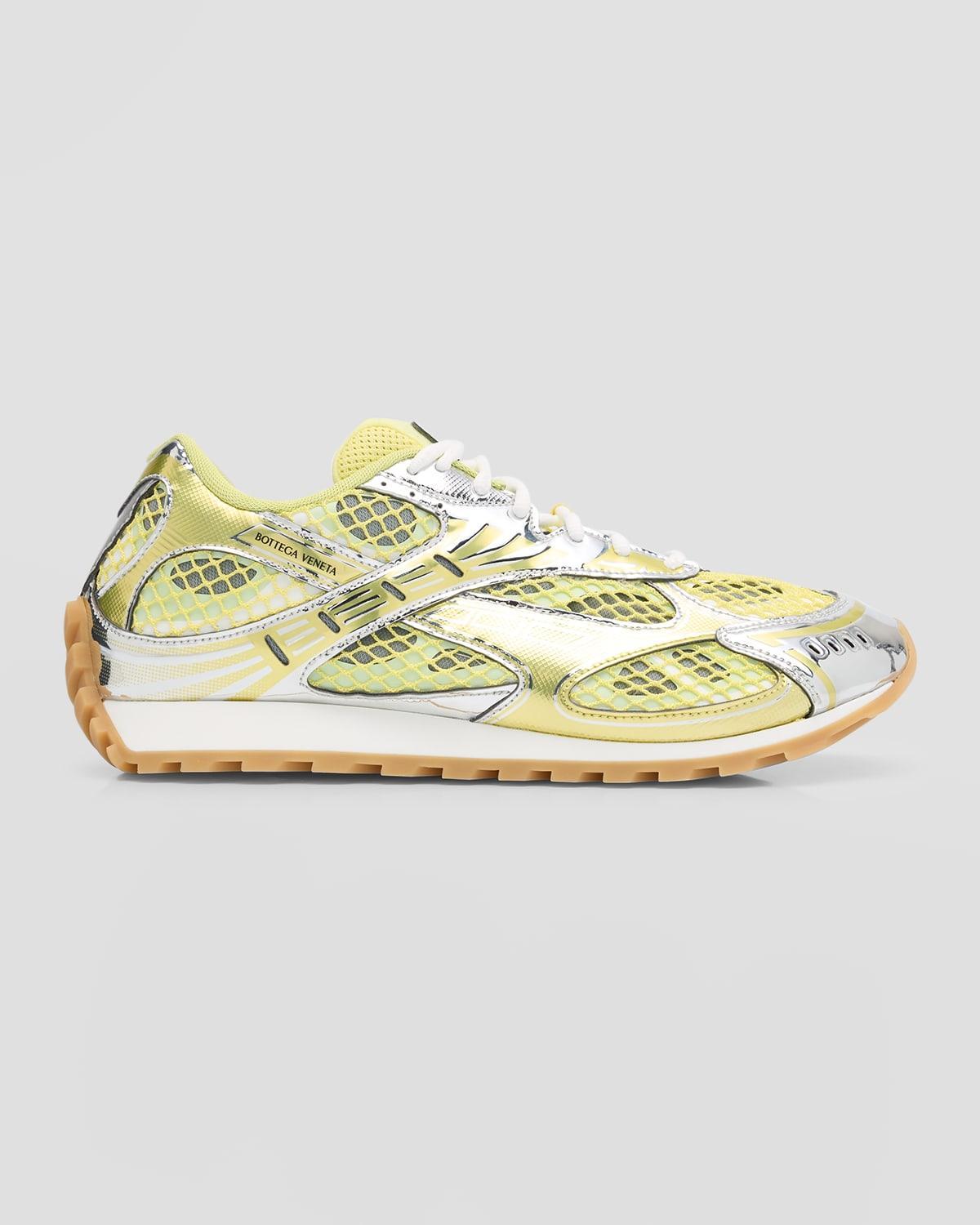 Orbit Metallic Net Runner Sneakers Product Image