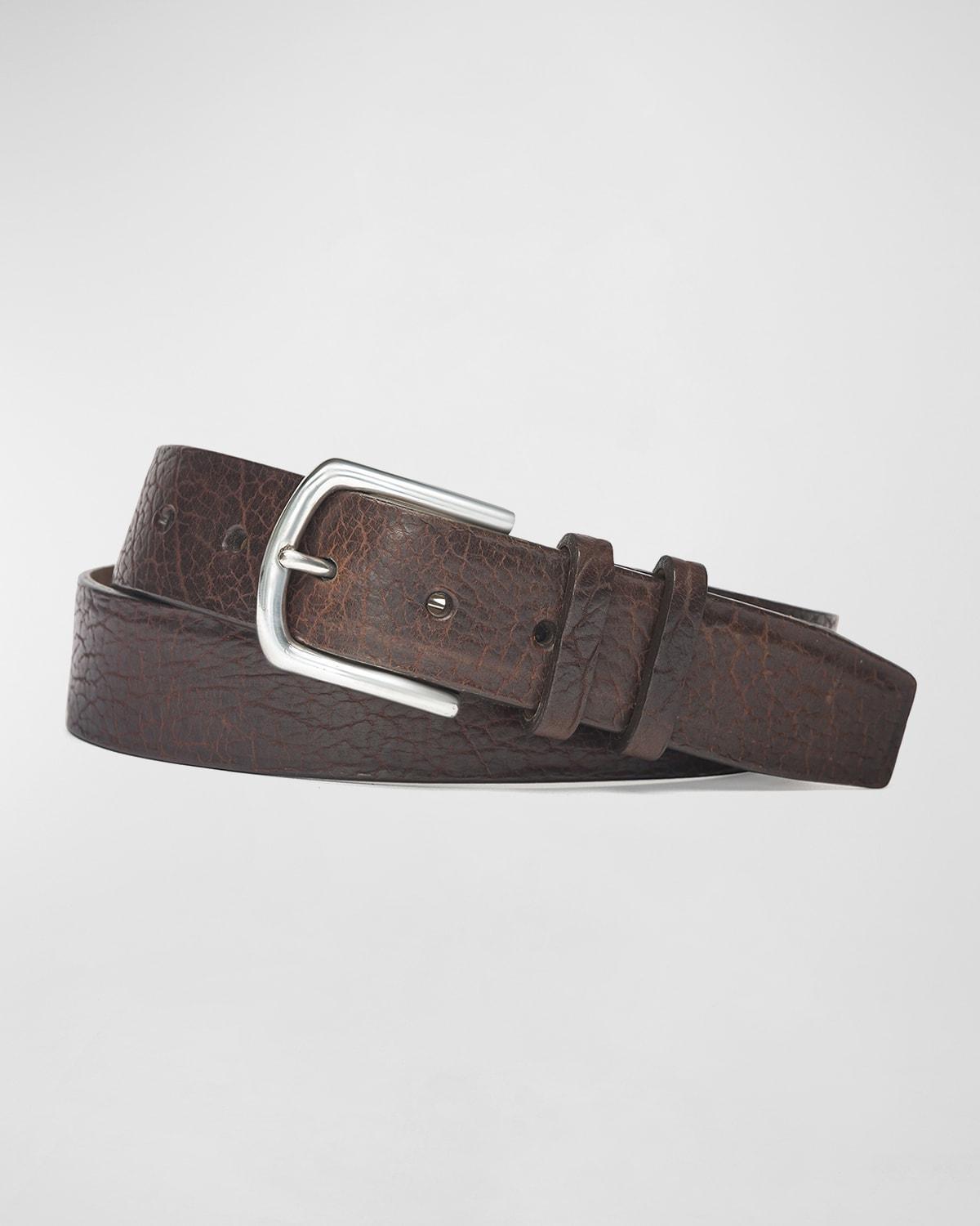 Mens Tucson Bison Belt w/ Nickel Buckle Product Image