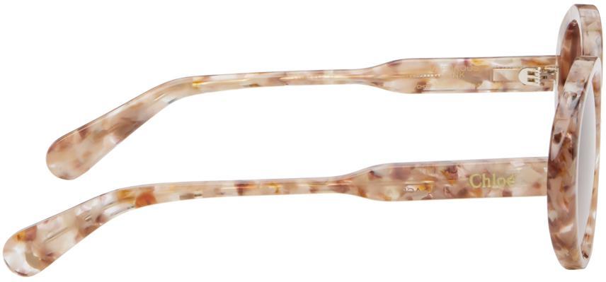 CHLOÉ Multicolor Gayia Sunglasses In 005 Pink Product Image