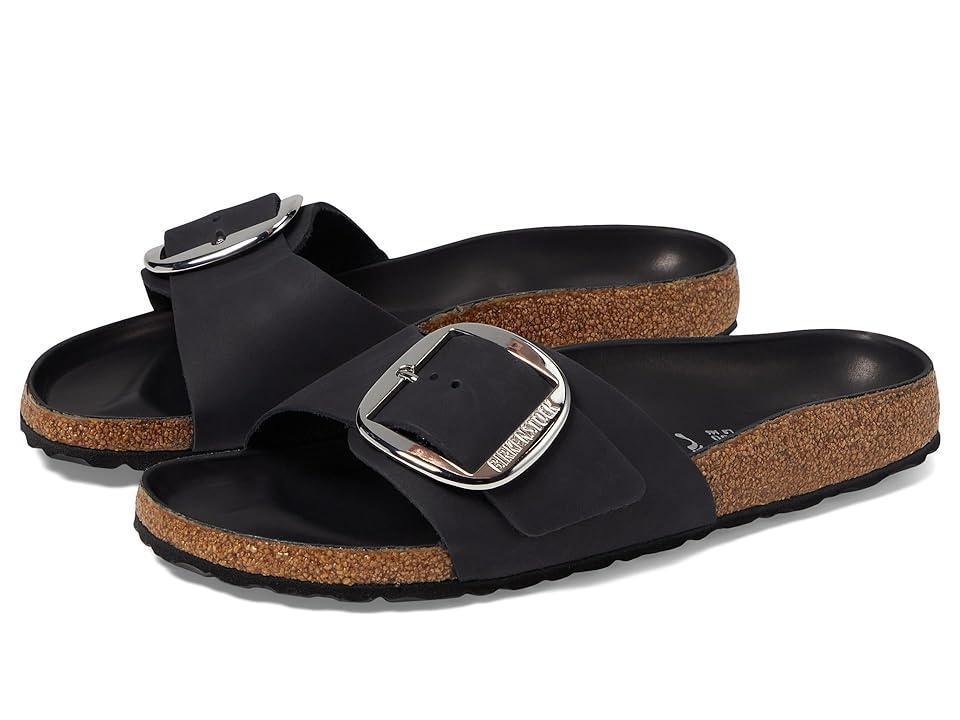 Madrid Big Buckle Nubuck Sandals Product Image